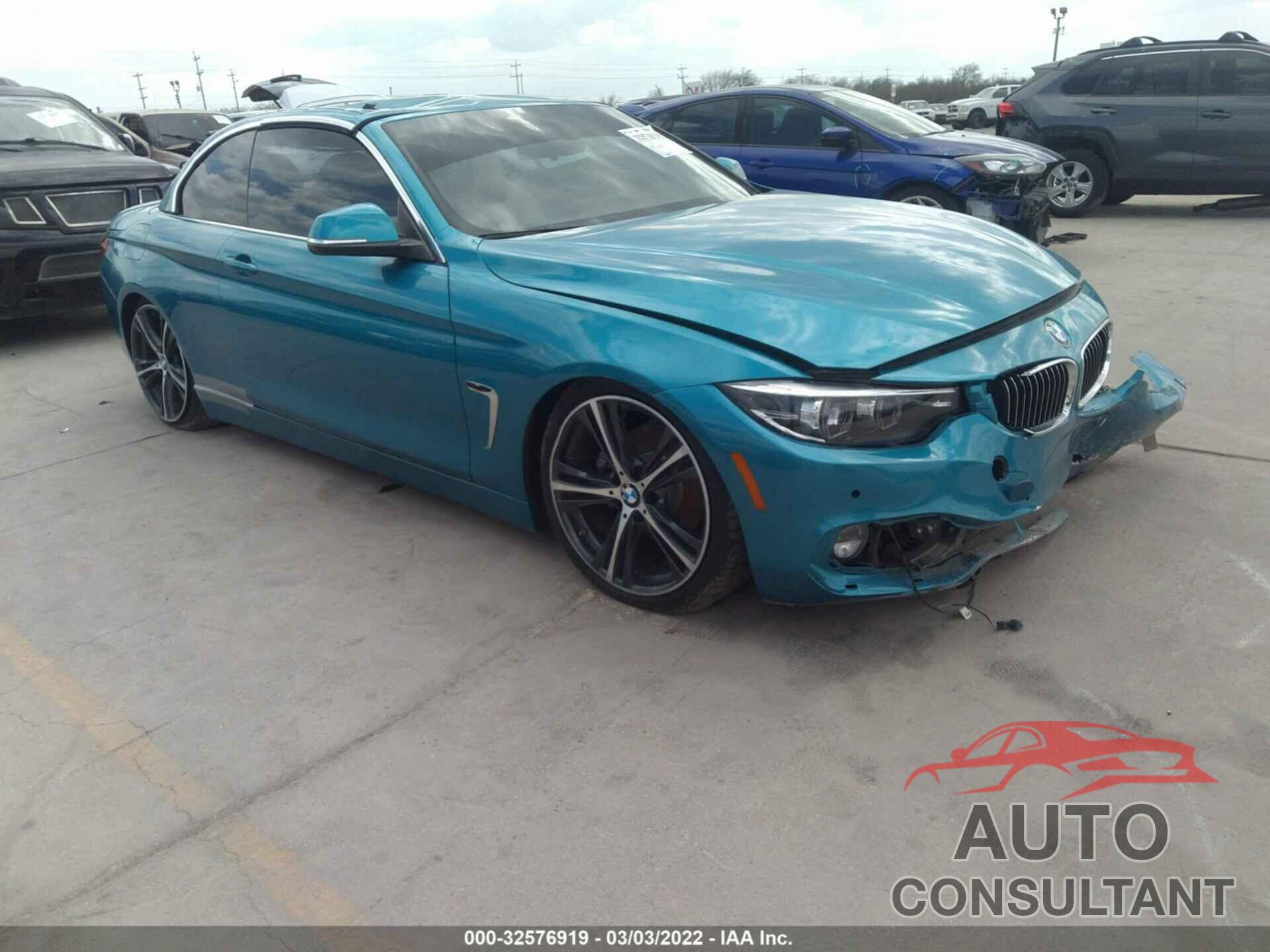 BMW 4 SERIES 2019 - WBA4Z1C54KEE44606