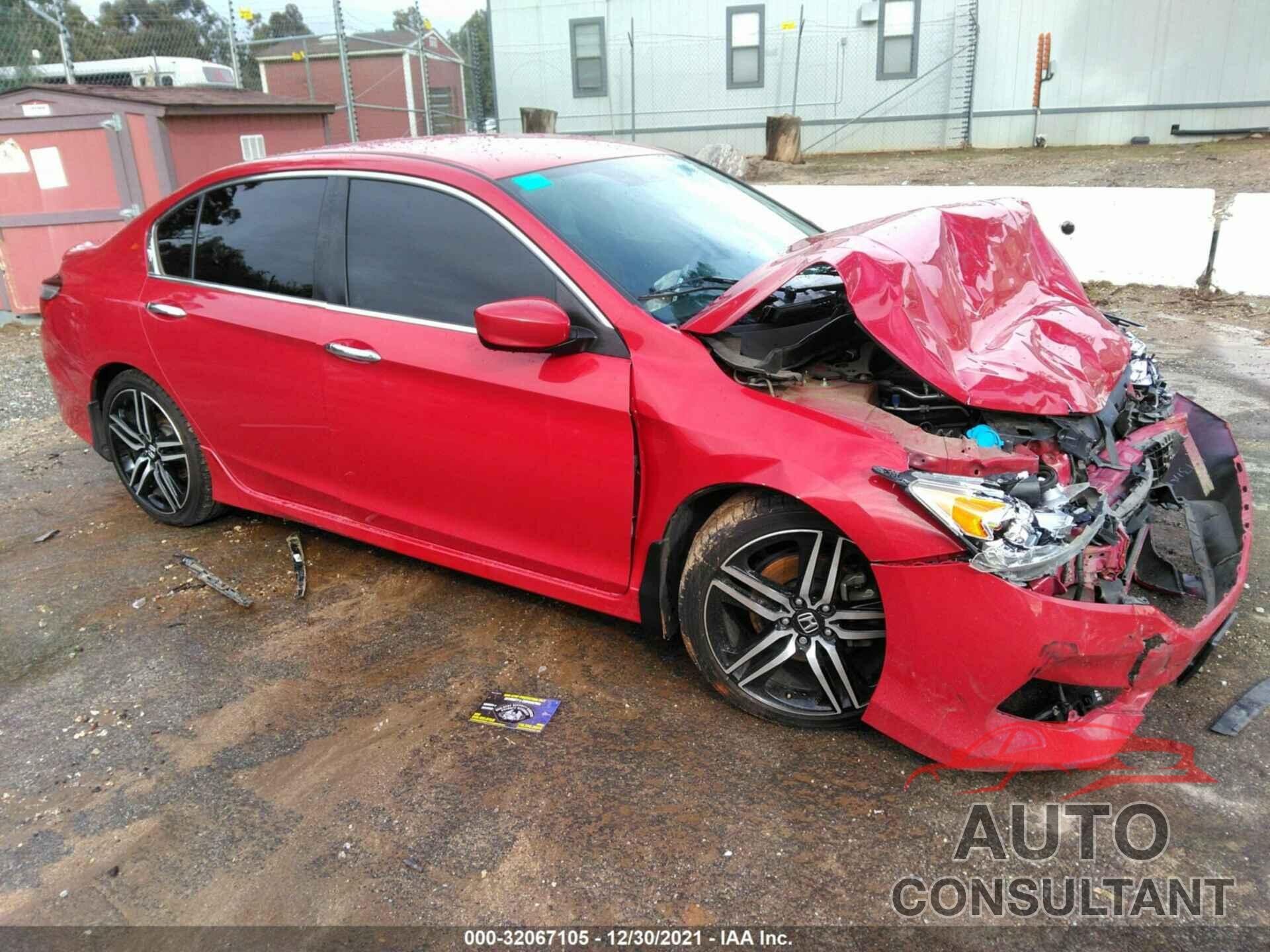 HONDA ACCORD SEDAN 2016 - 1HGCR2F5XGA134330
