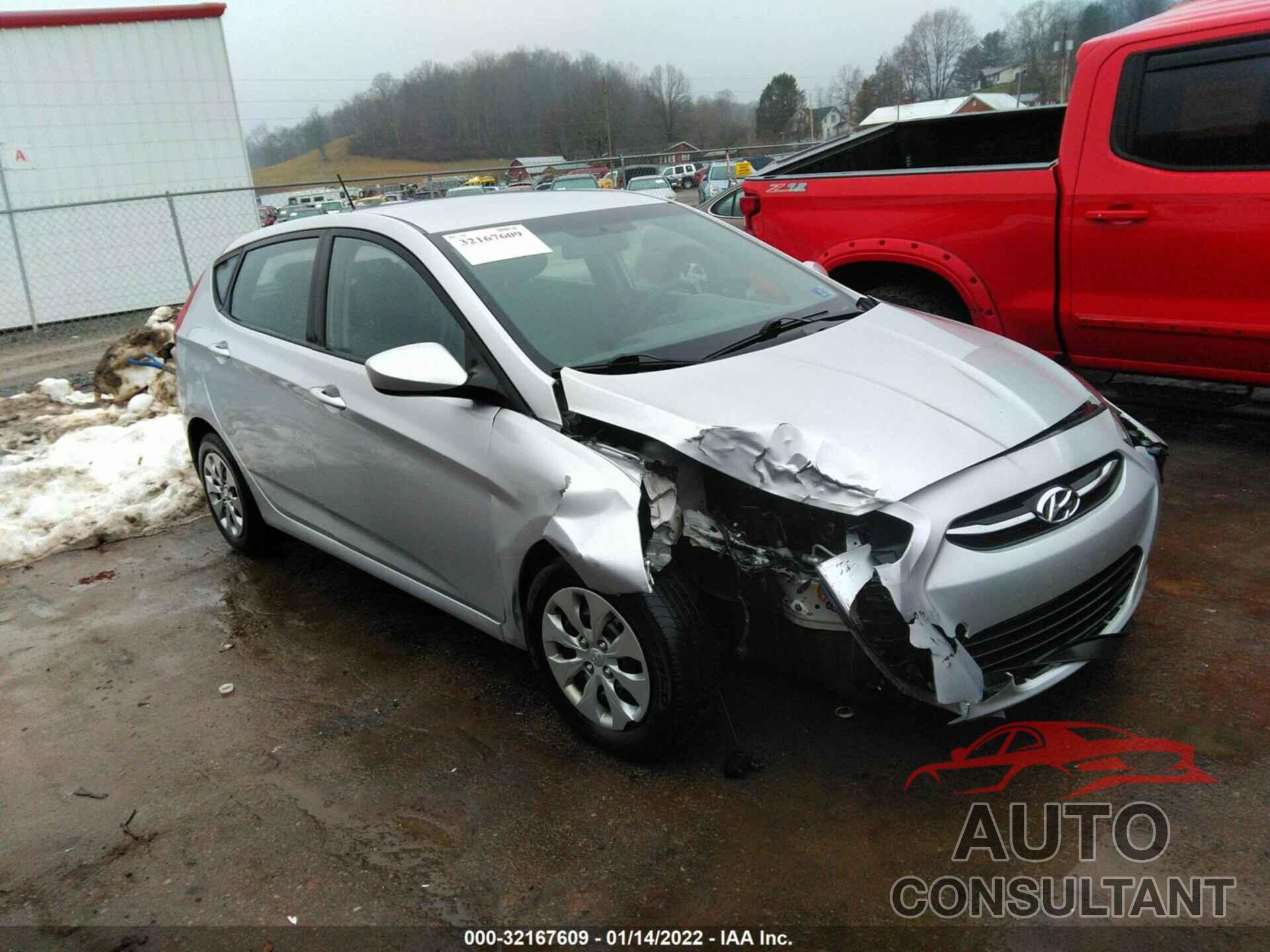 HYUNDAI ACCENT 2016 - KMHCT5AEXGU285848