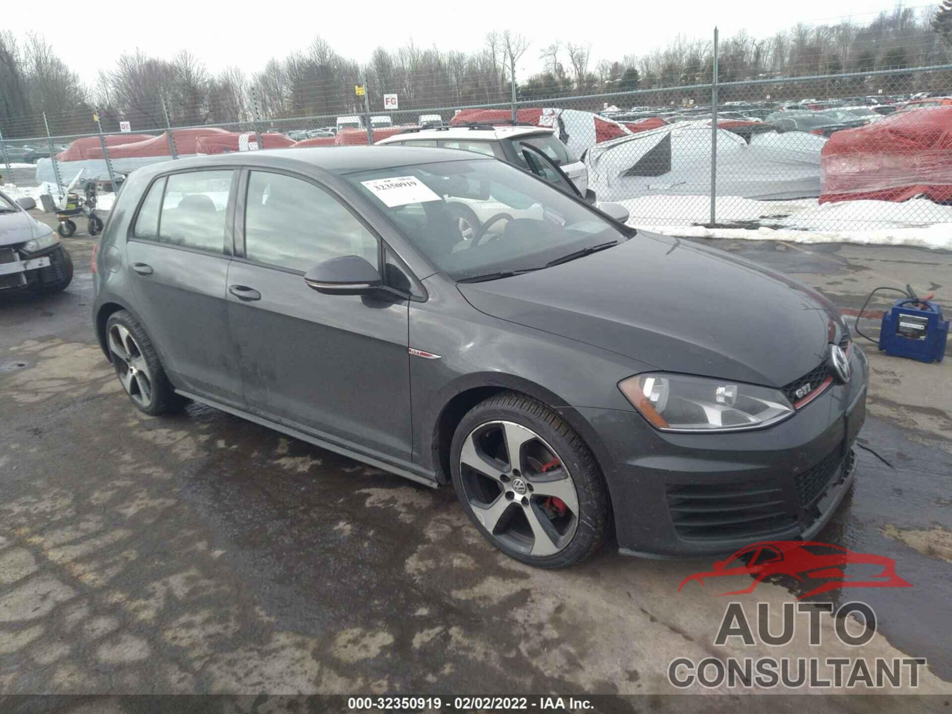 VOLKSWAGEN GOLF GTI 2017 - 3VW4T7AU0HM049160
