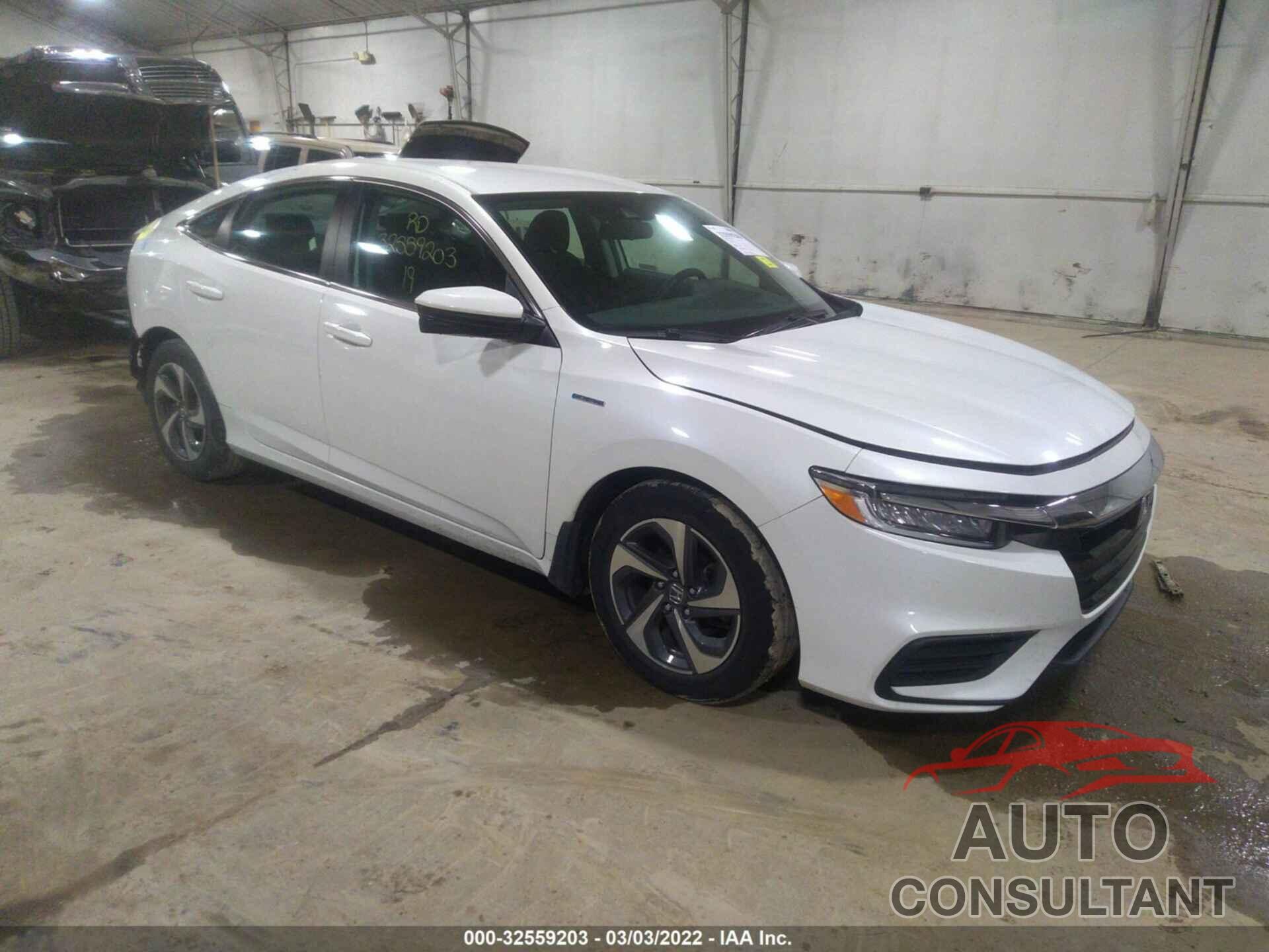 HONDA INSIGHT 2019 - 19XZE4F58KE000485