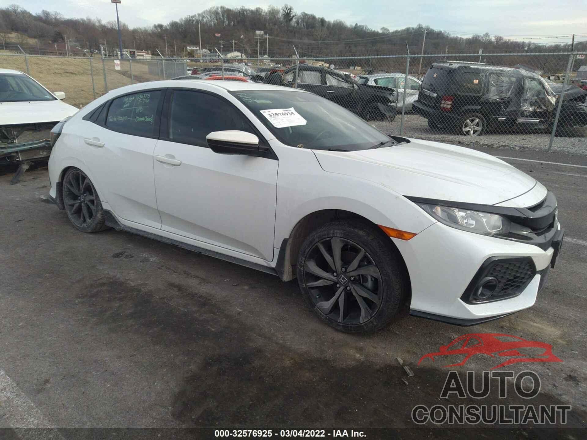 HONDA CIVIC HATCHBACK 2019 - SHHFK7H41KU218665