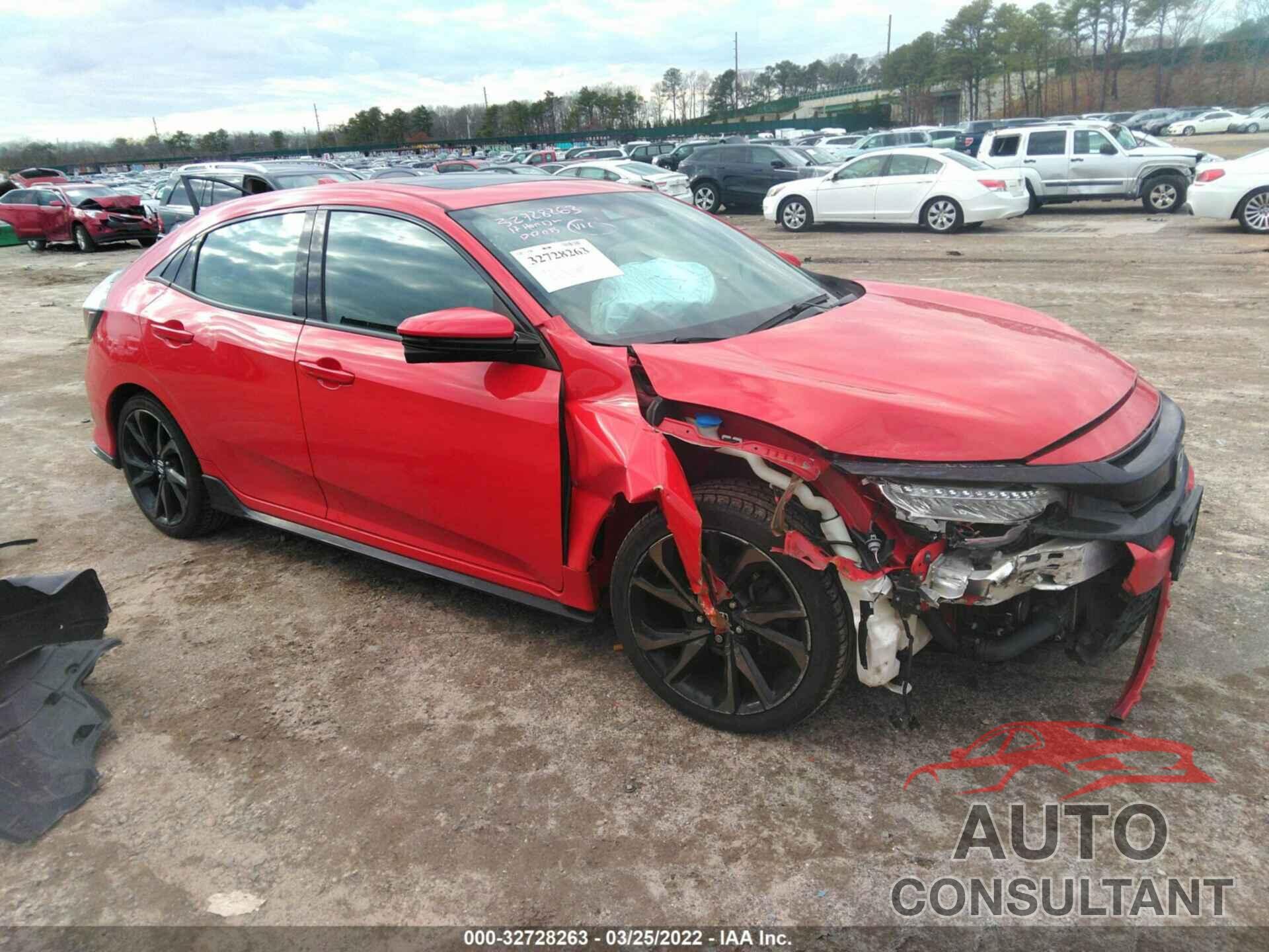 HONDA CIVIC HATCHBACK 2017 - SHHFK7H94HU426589