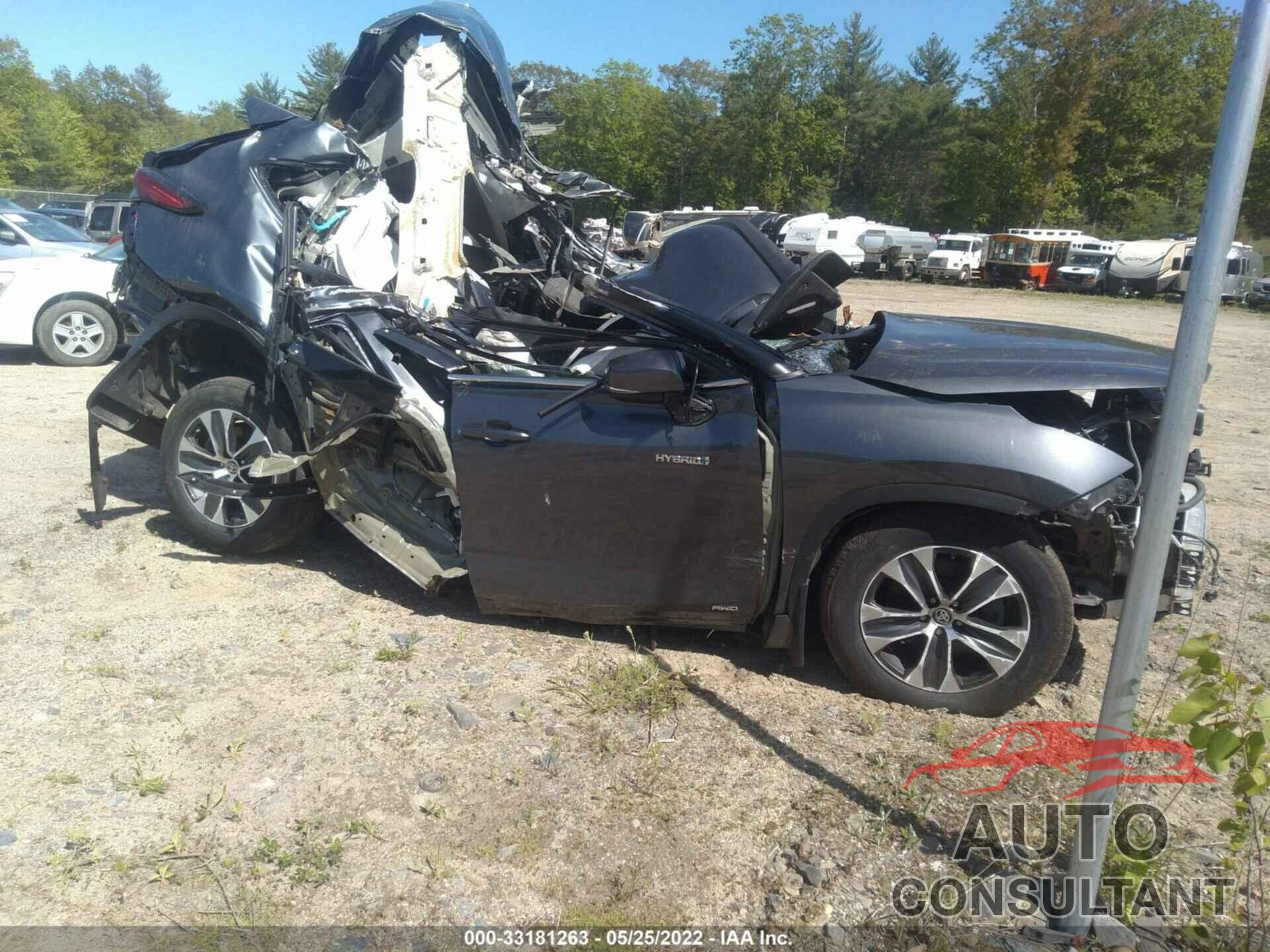 TOYOTA HIGHLANDER 2021 - 5TDGBRCH5MS519112