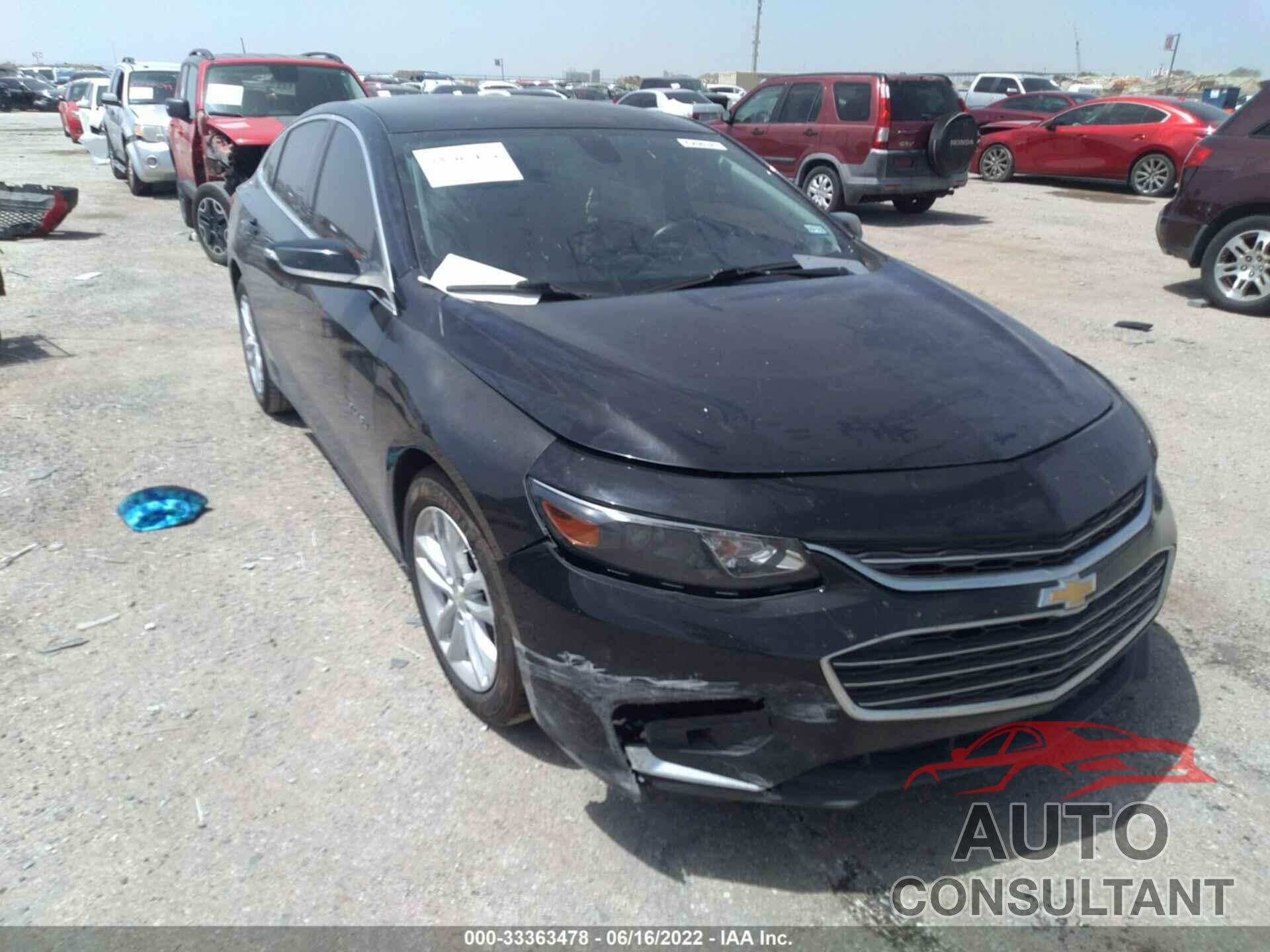 CHEVROLET MALIBU 2016 - 1G1ZE5STXGF332007