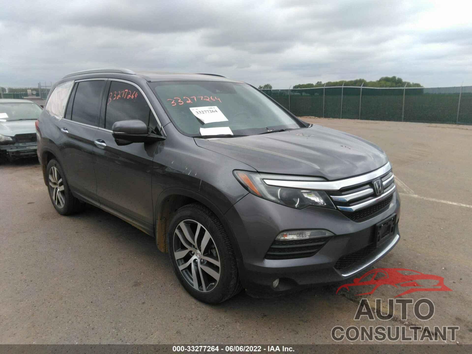 HONDA PILOT 2017 - 5FNYF6H98HB029590