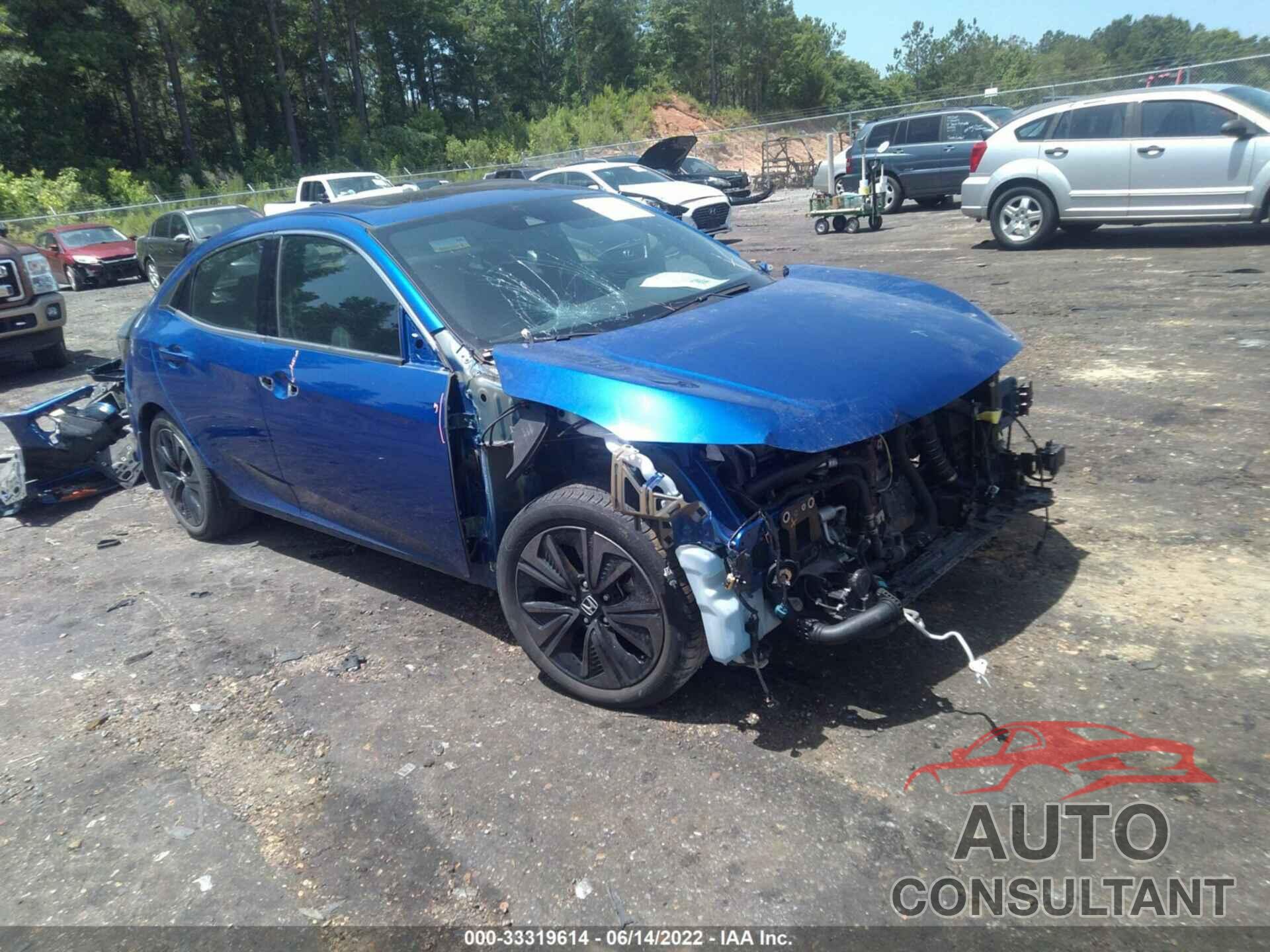 HONDA CIVIC HATCHBACK 2017 - SHHFK7H68HU223632
