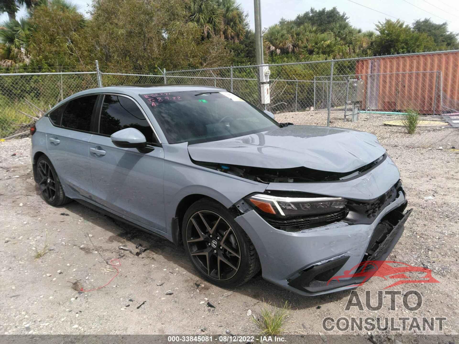 HONDA CIVIC HATCHBACK 2022 - 19XFL1H82NE012408