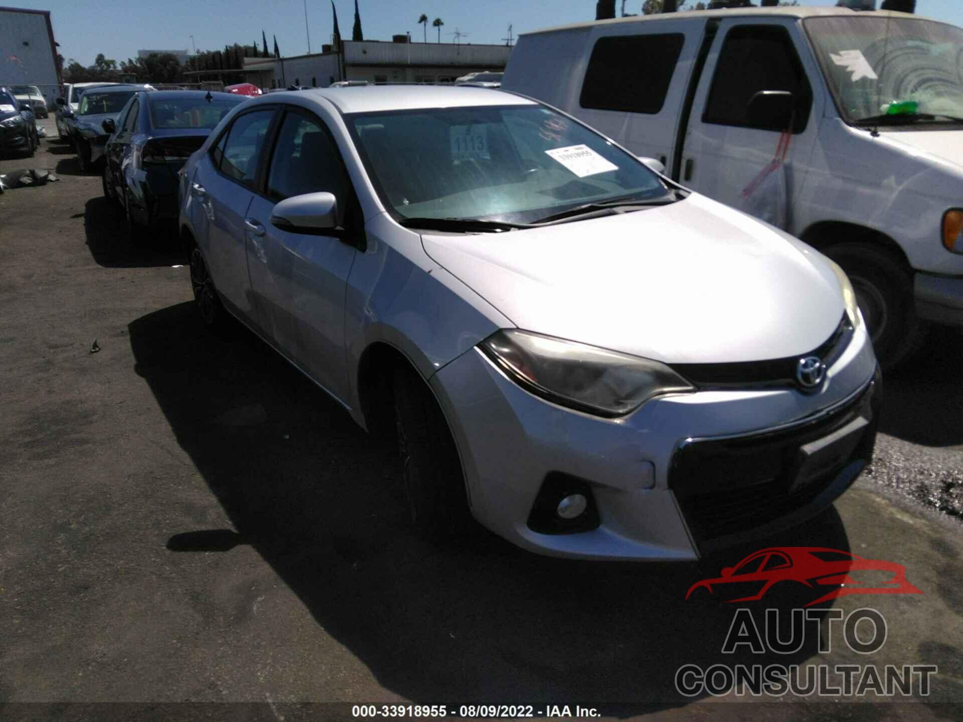 TOYOTA COROLLA 2016 - 5YFBURHE6GP462807