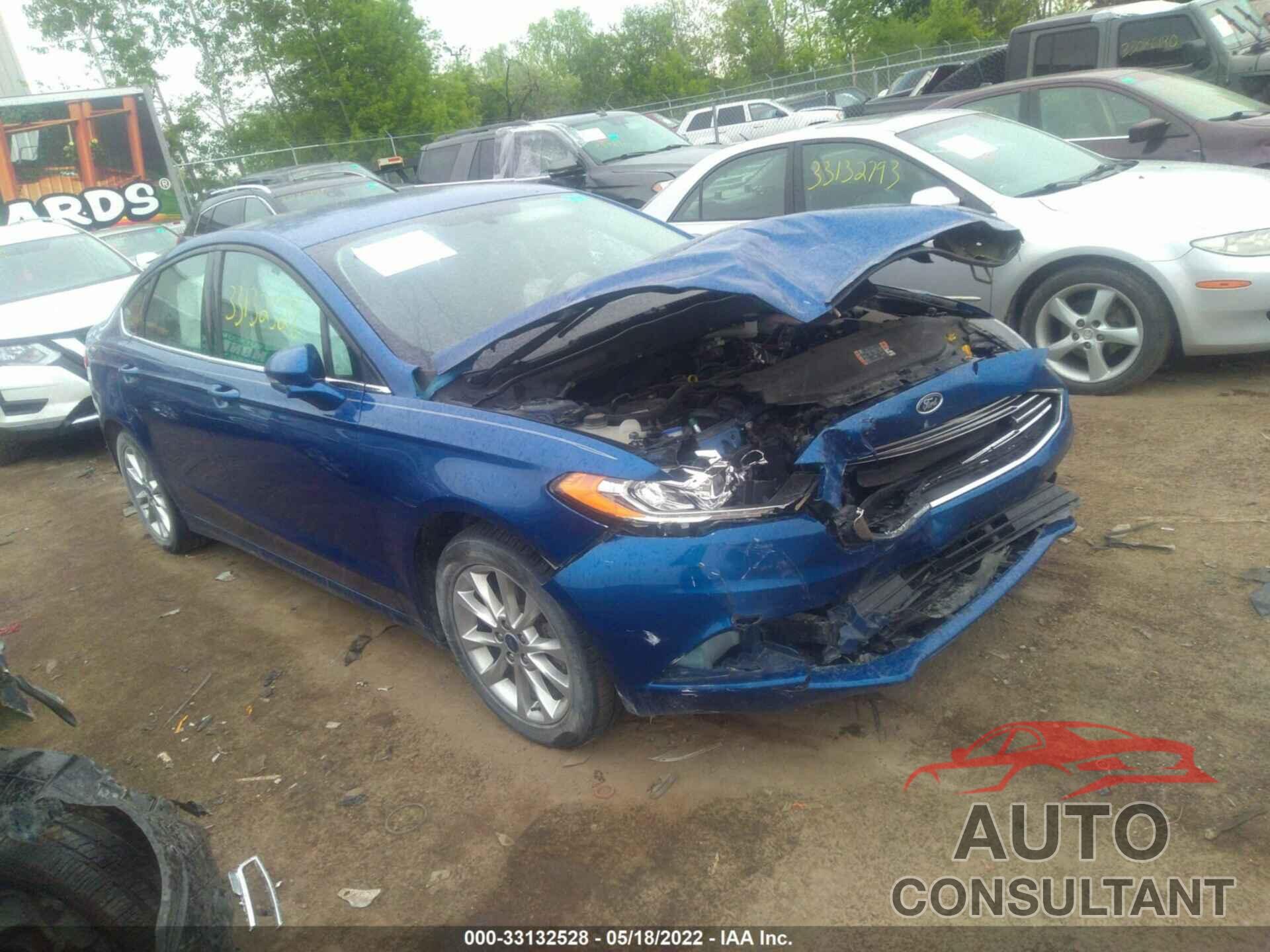 FORD FUSION 2017 - 3FA6P0H74HR109568
