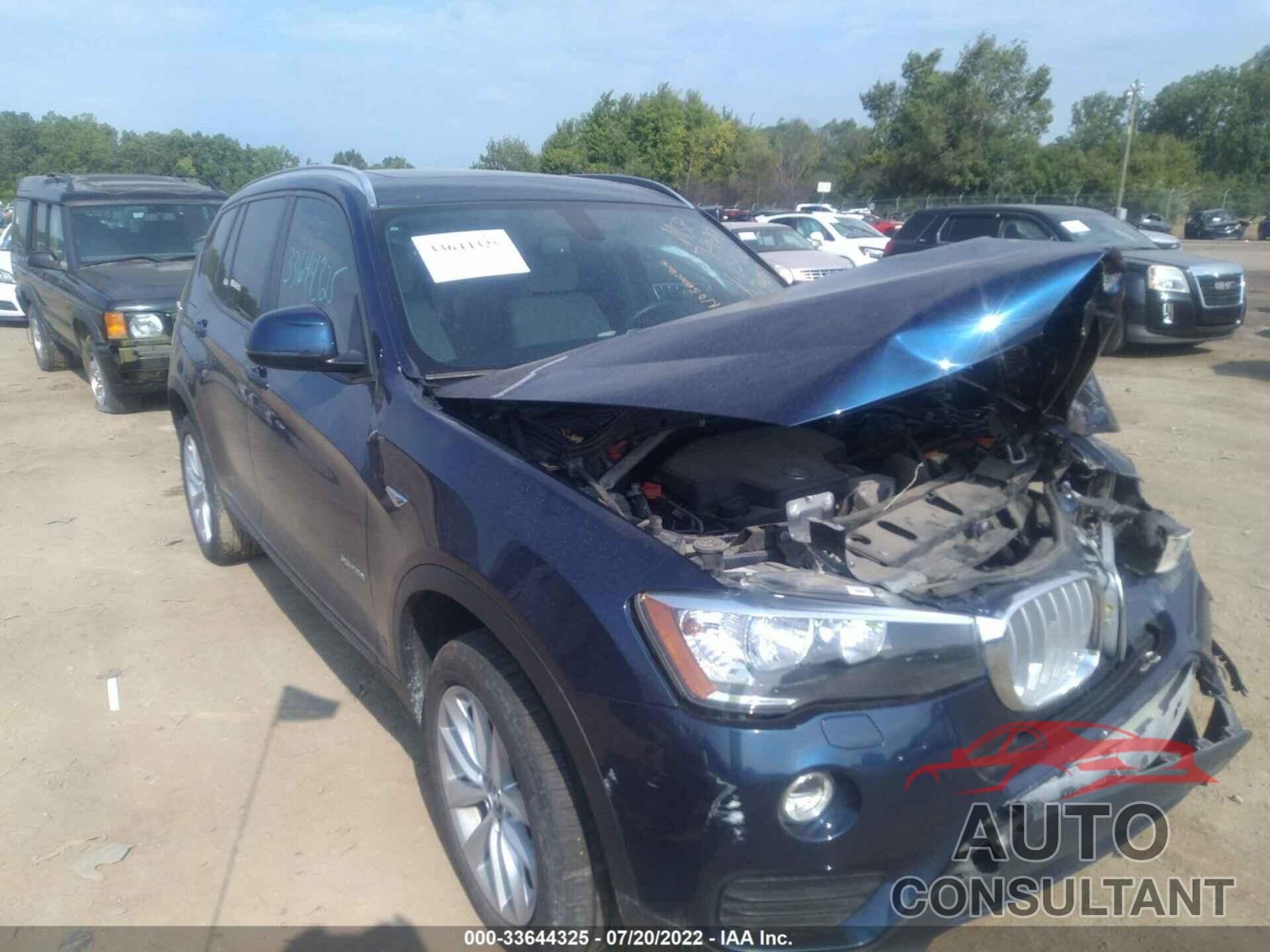 BMW X3 2017 - 5UXWX9C53H0T15936