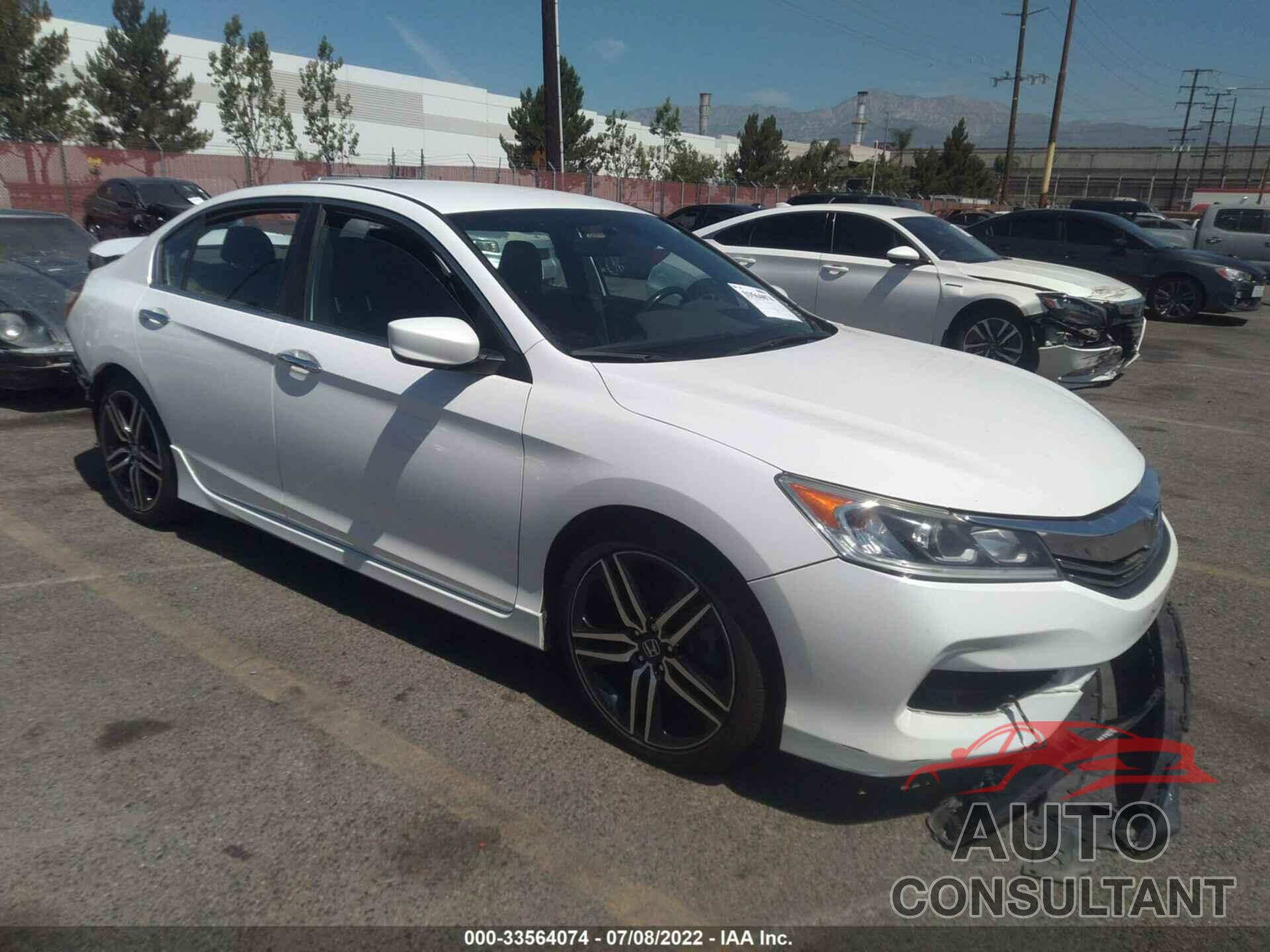 HONDA ACCORD SEDAN 2017 - 1HGCR2F56HA129210