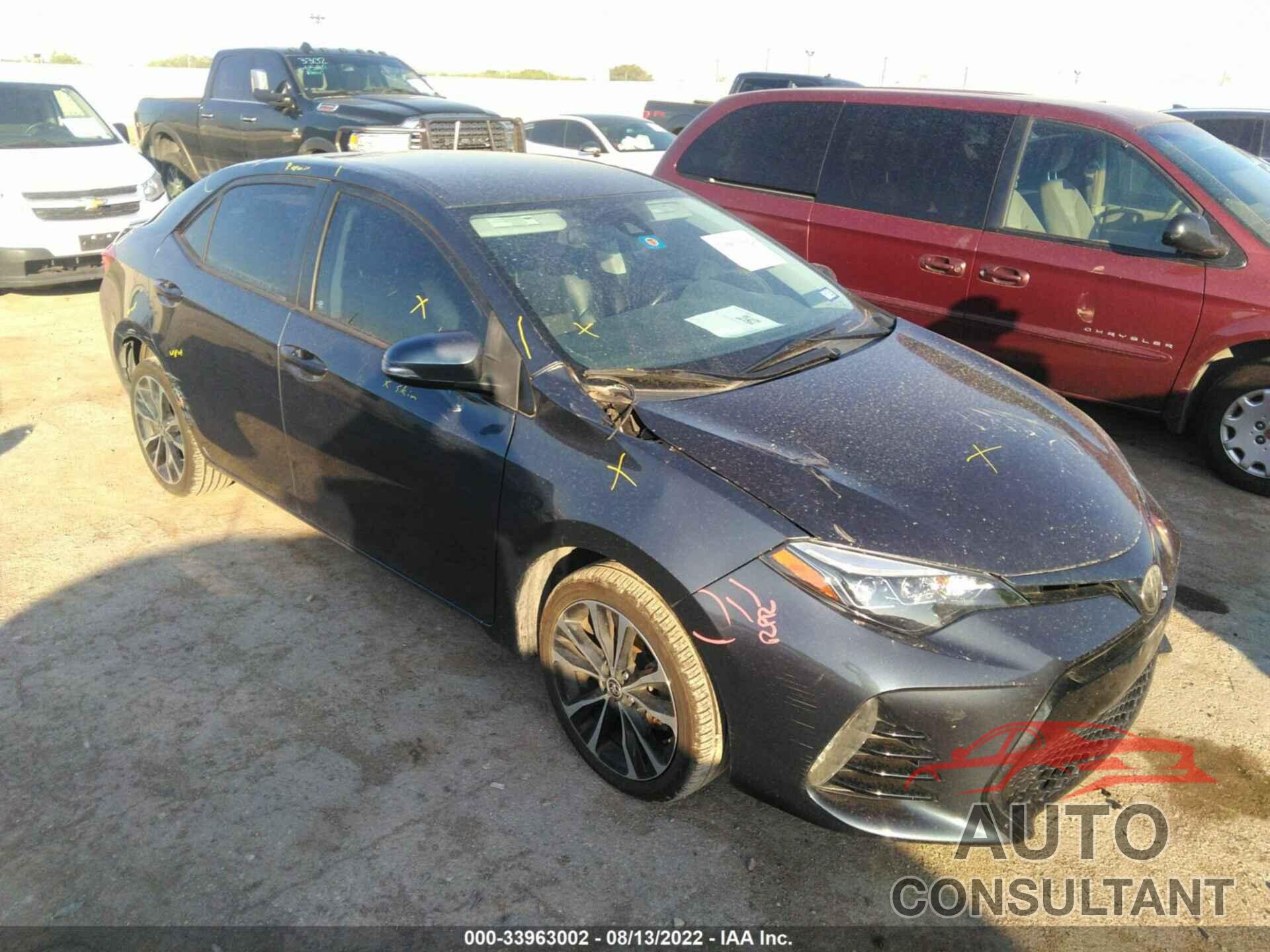 TOYOTA COROLLA 2017 - 5YFBURHE9HP641506