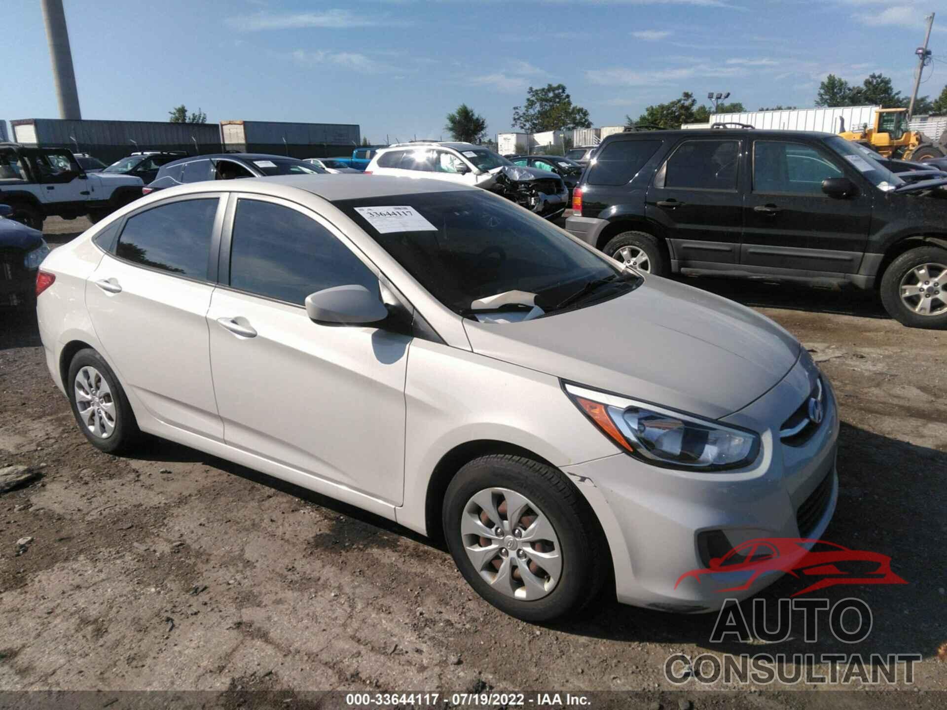 HYUNDAI ACCENT 2016 - KMHCT4AE0GU010595