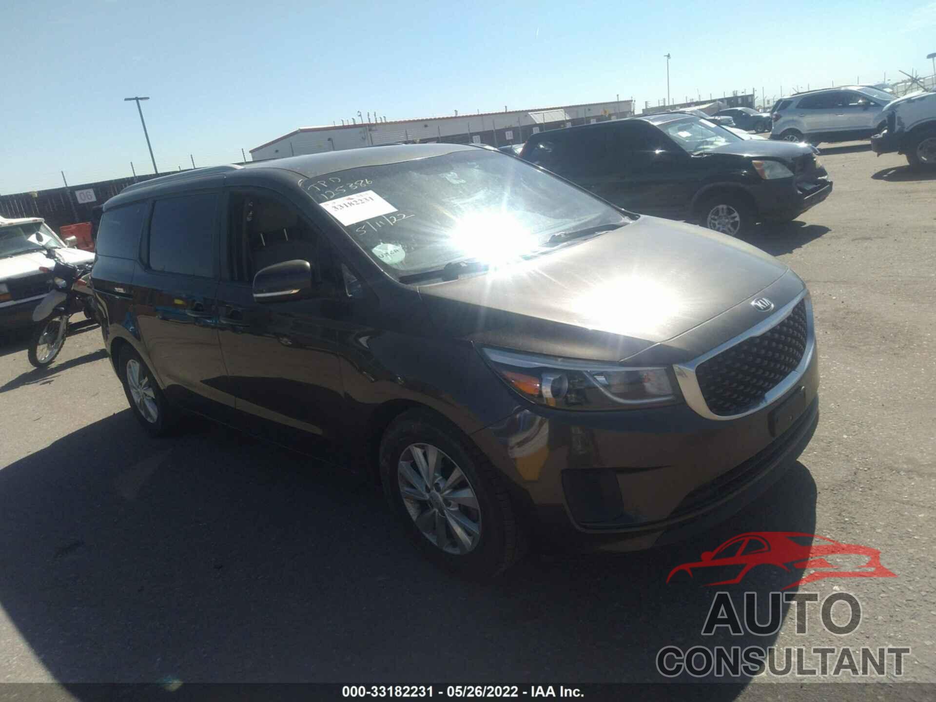 KIA SEDONA 2016 - KNDMB5C14G6148849