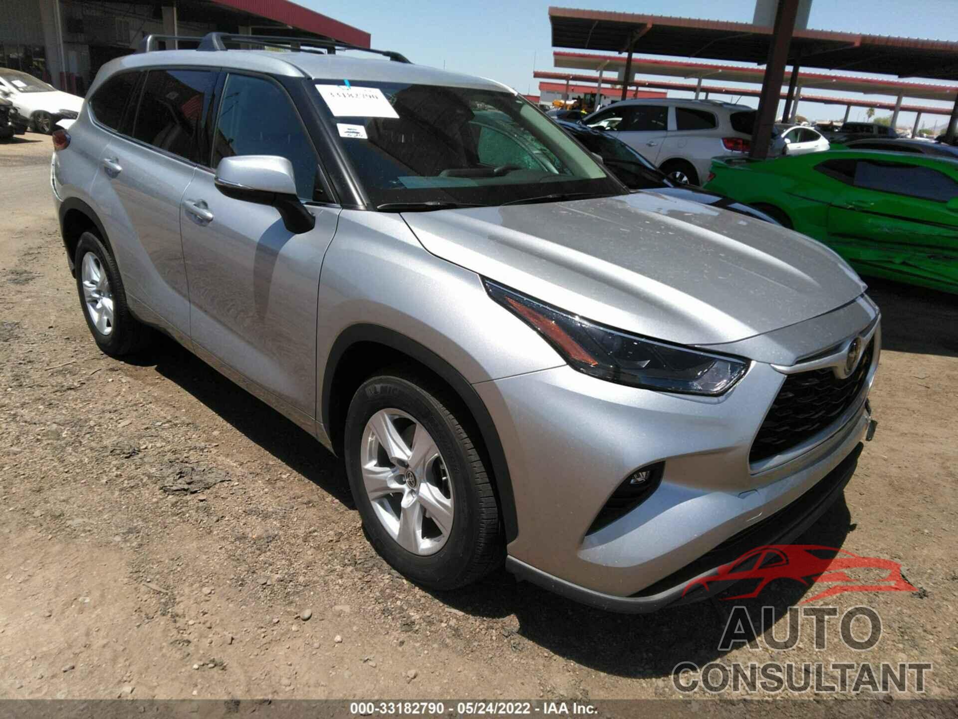 TOYOTA HIGHLANDER 2022 - 5TDZZRAH8NS105850