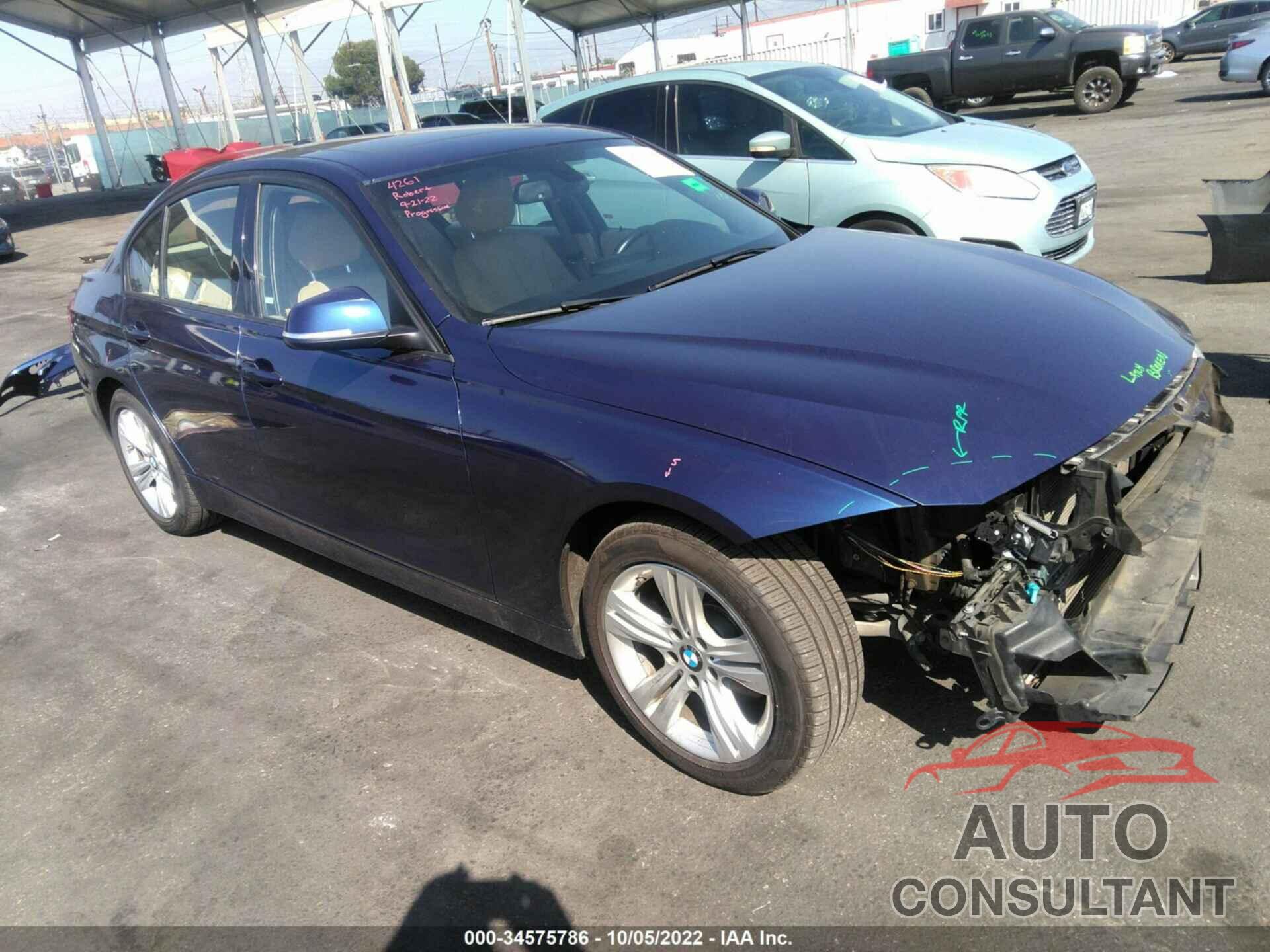 BMW 3 SERIES 2016 - WBA8E9G5XGNU28128