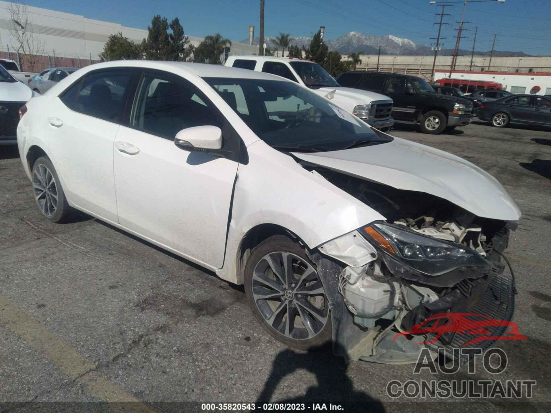 TOYOTA COROLLA 2017 - 5YFBURHE0HP628546