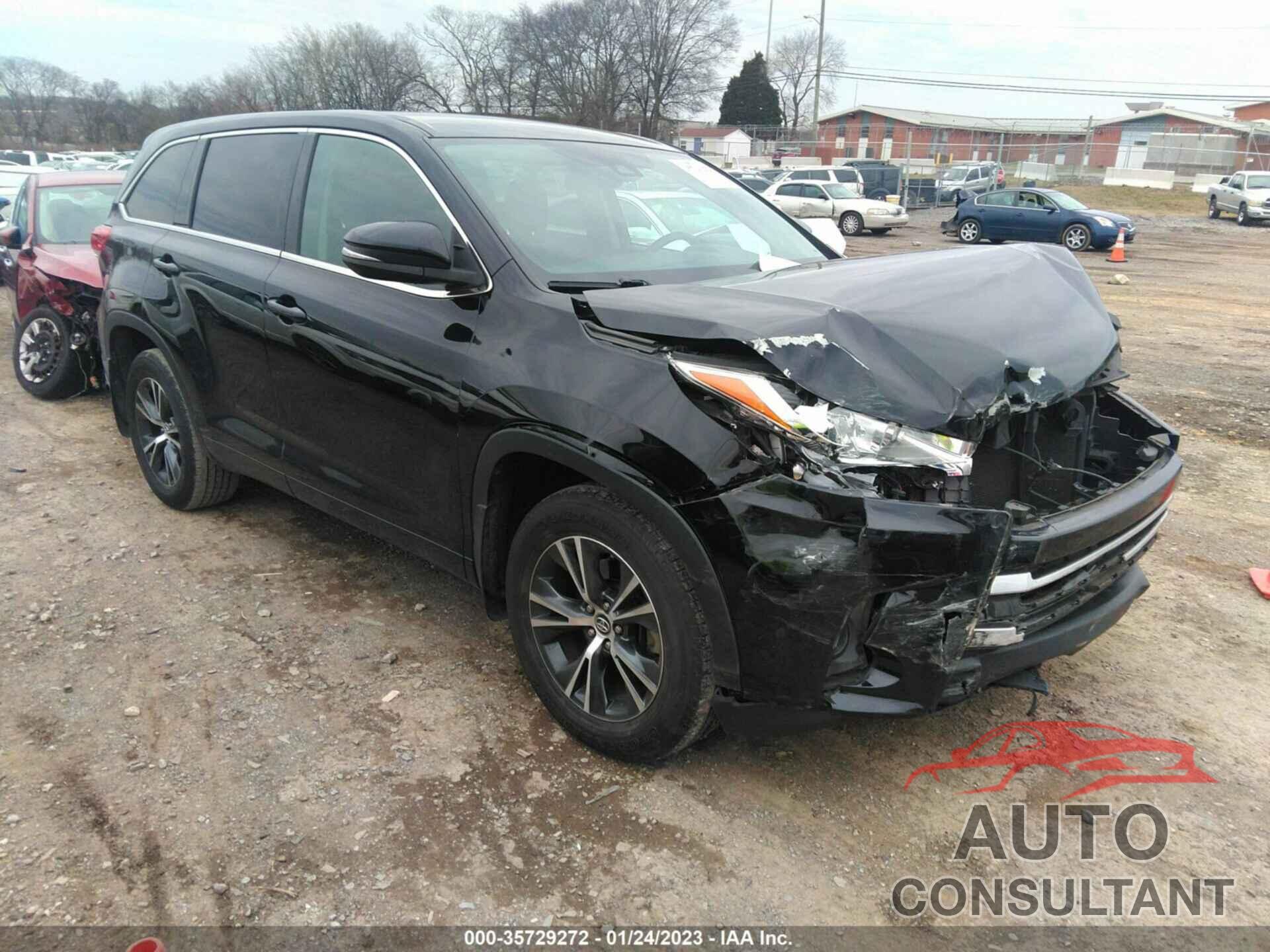 TOYOTA HIGHLANDER 2017 - 5TDBZRFH3HS405309