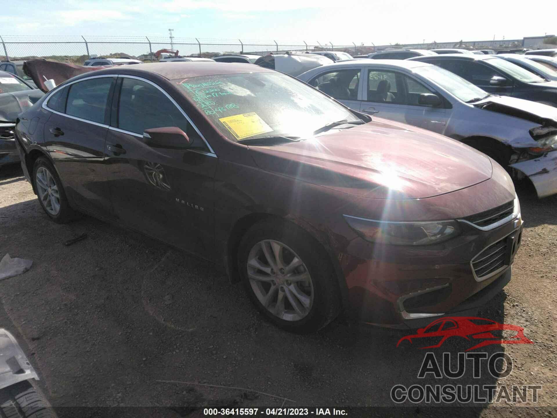 CHEVROLET MALIBU 2016 - 1G1ZE5ST6GF273571