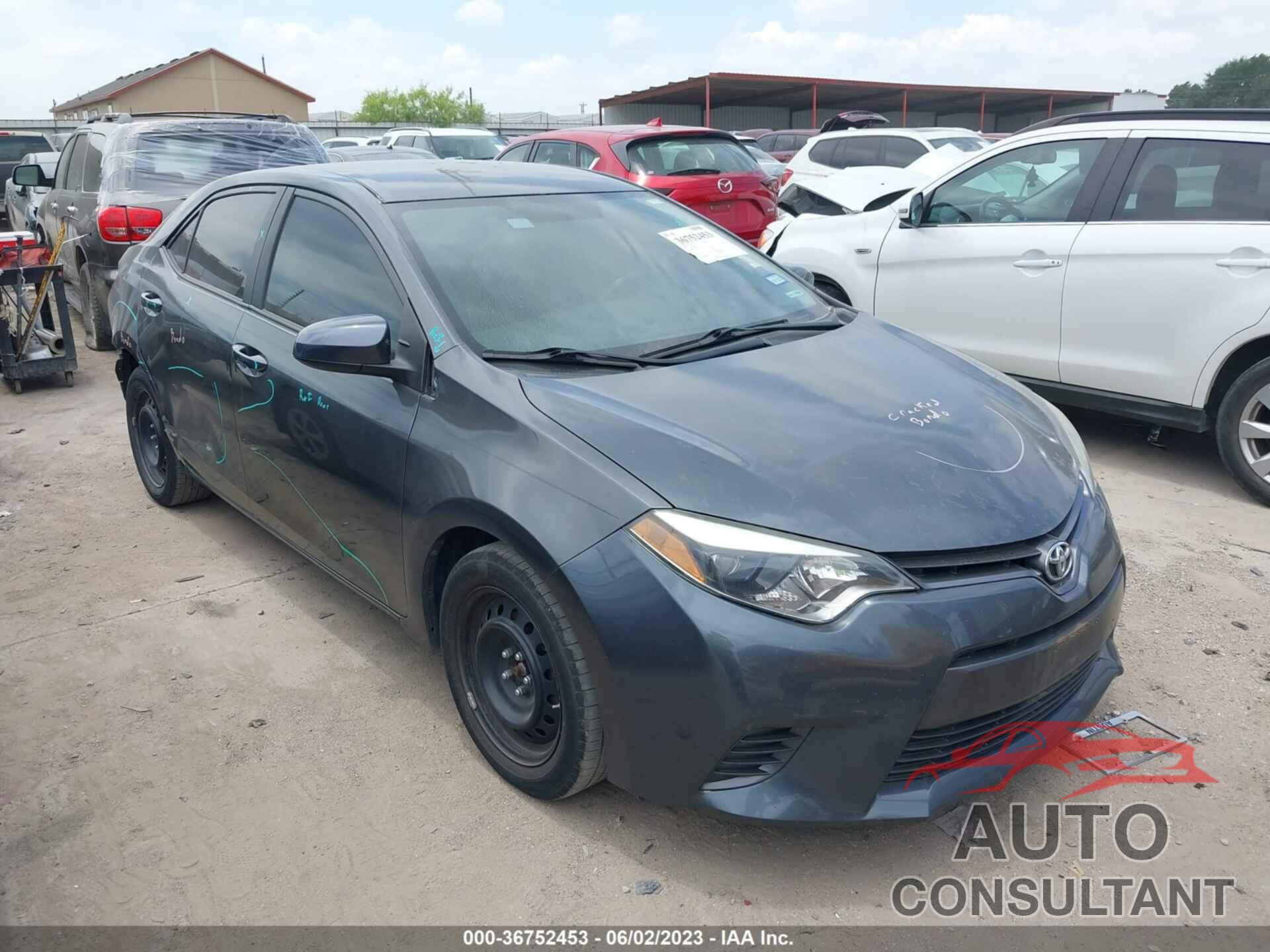 TOYOTA COROLLA 2016 - 2T1BURHE3GC647767
