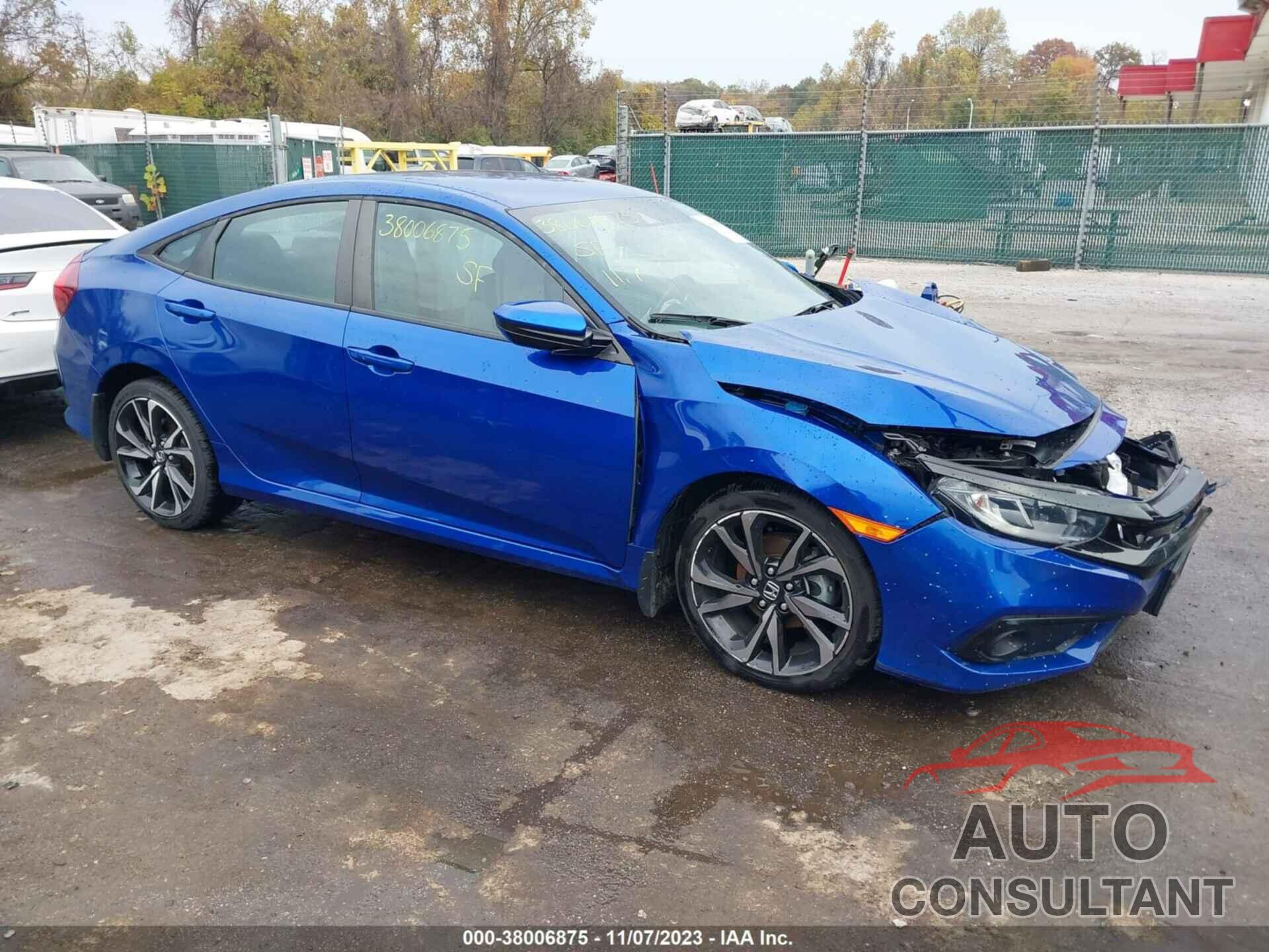 HONDA CIVIC 2020 - 2HGFC2F89LH514537