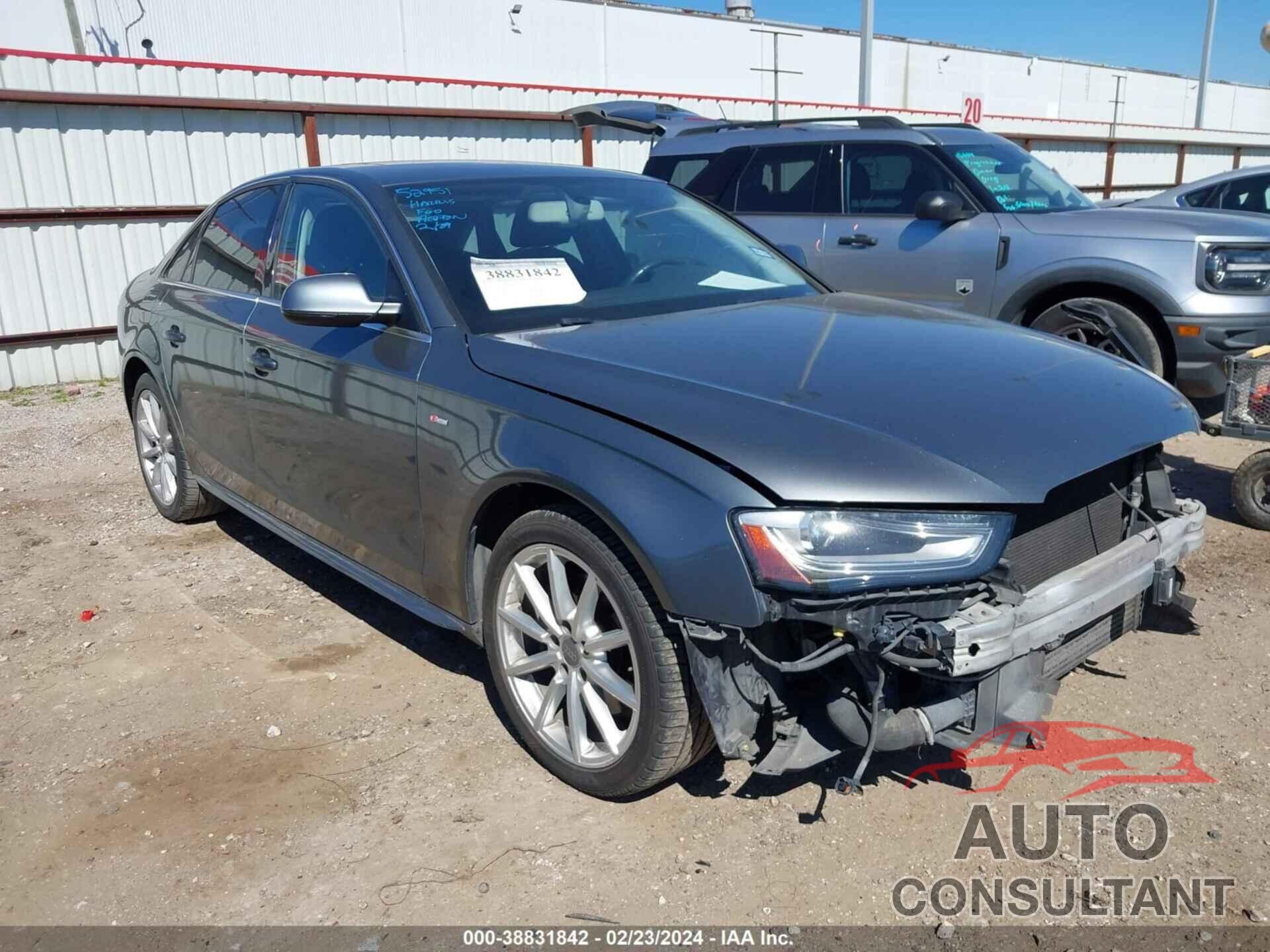 AUDI A4 2014 - WAUEFAFL1EA081343