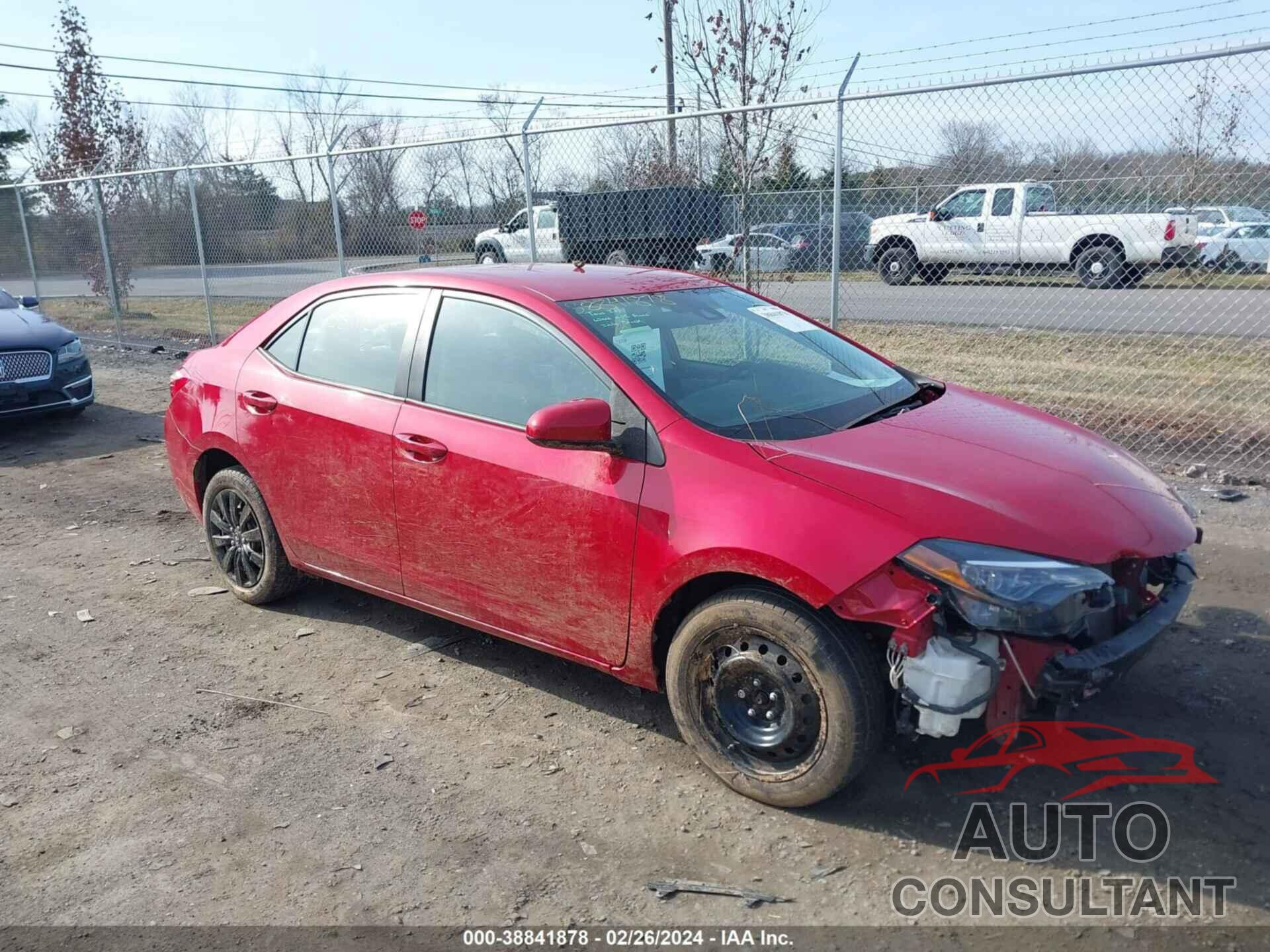 TOYOTA COROLLA 2017 - 2T1BURHEXHC929163