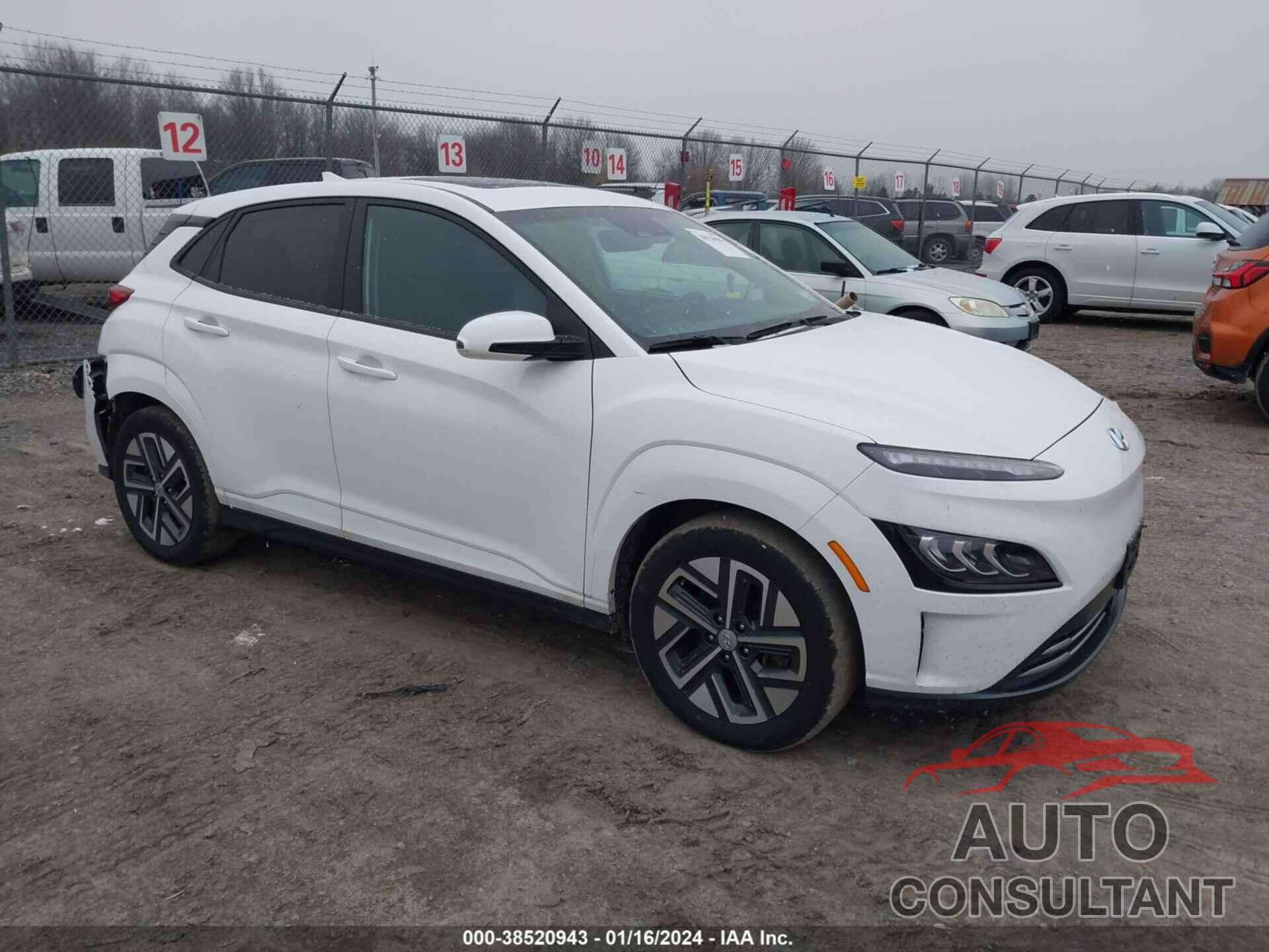 HYUNDAI KONA ELECTRIC 2022 - KM8K53AG3NU149439