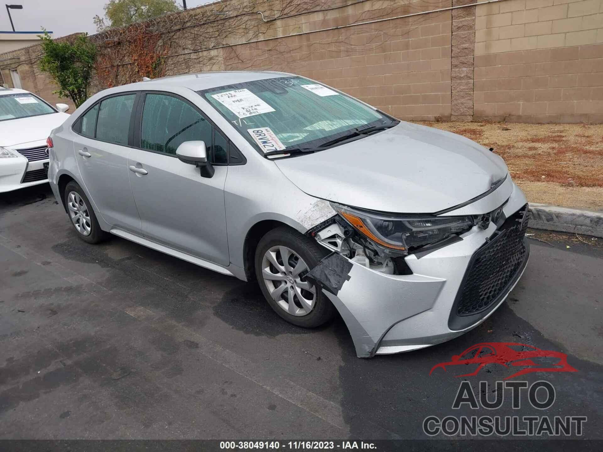 TOYOTA COROLLA 2020 - 5YFEPRAE1LP139094