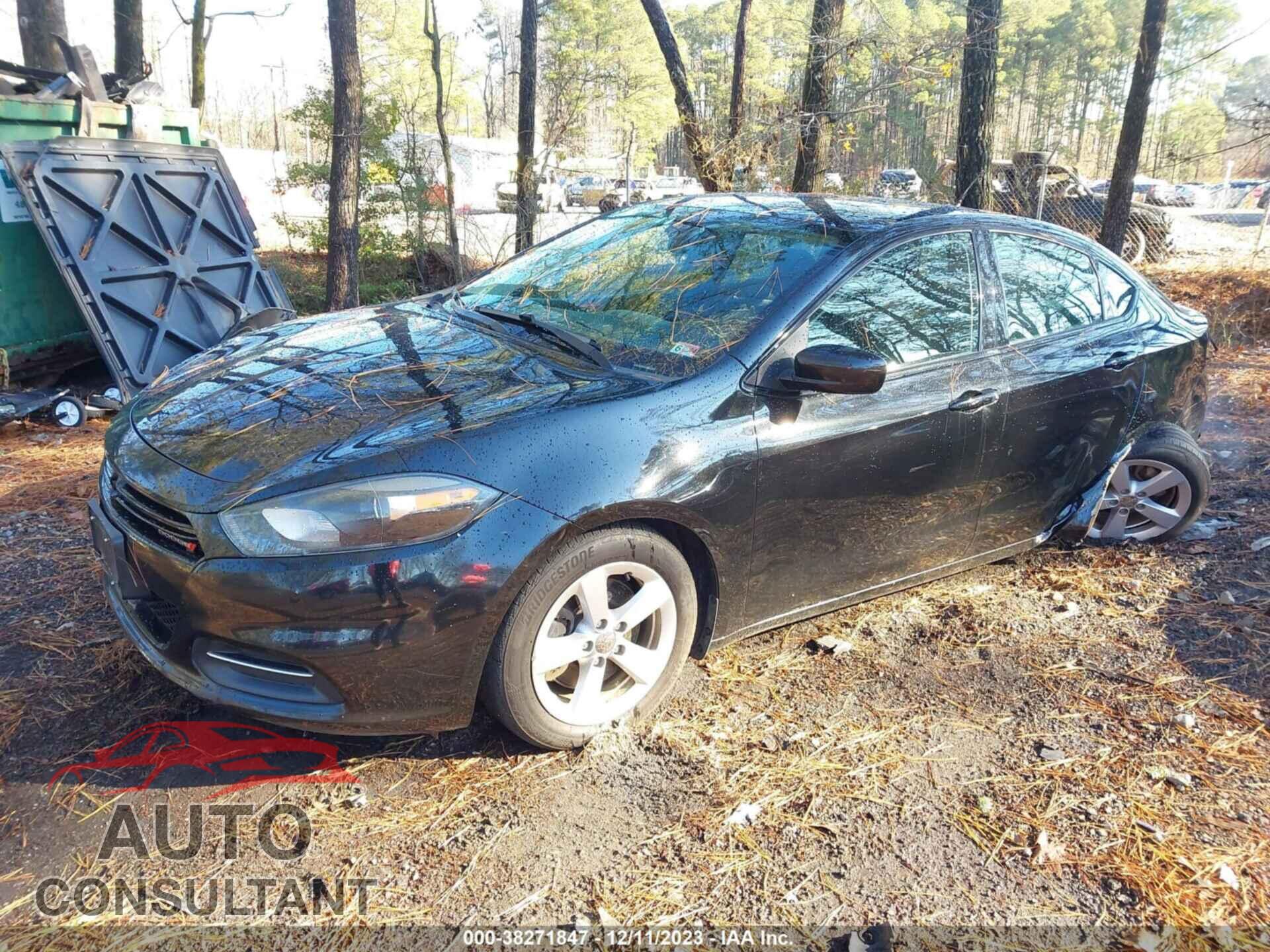 DODGE DART 2015 - 1C3CDFBB3FD407609