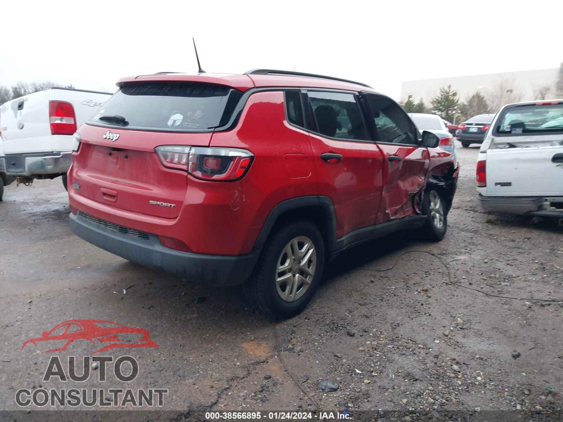JEEP COMPASS 2017 - 3C4NJCAB2HT659846