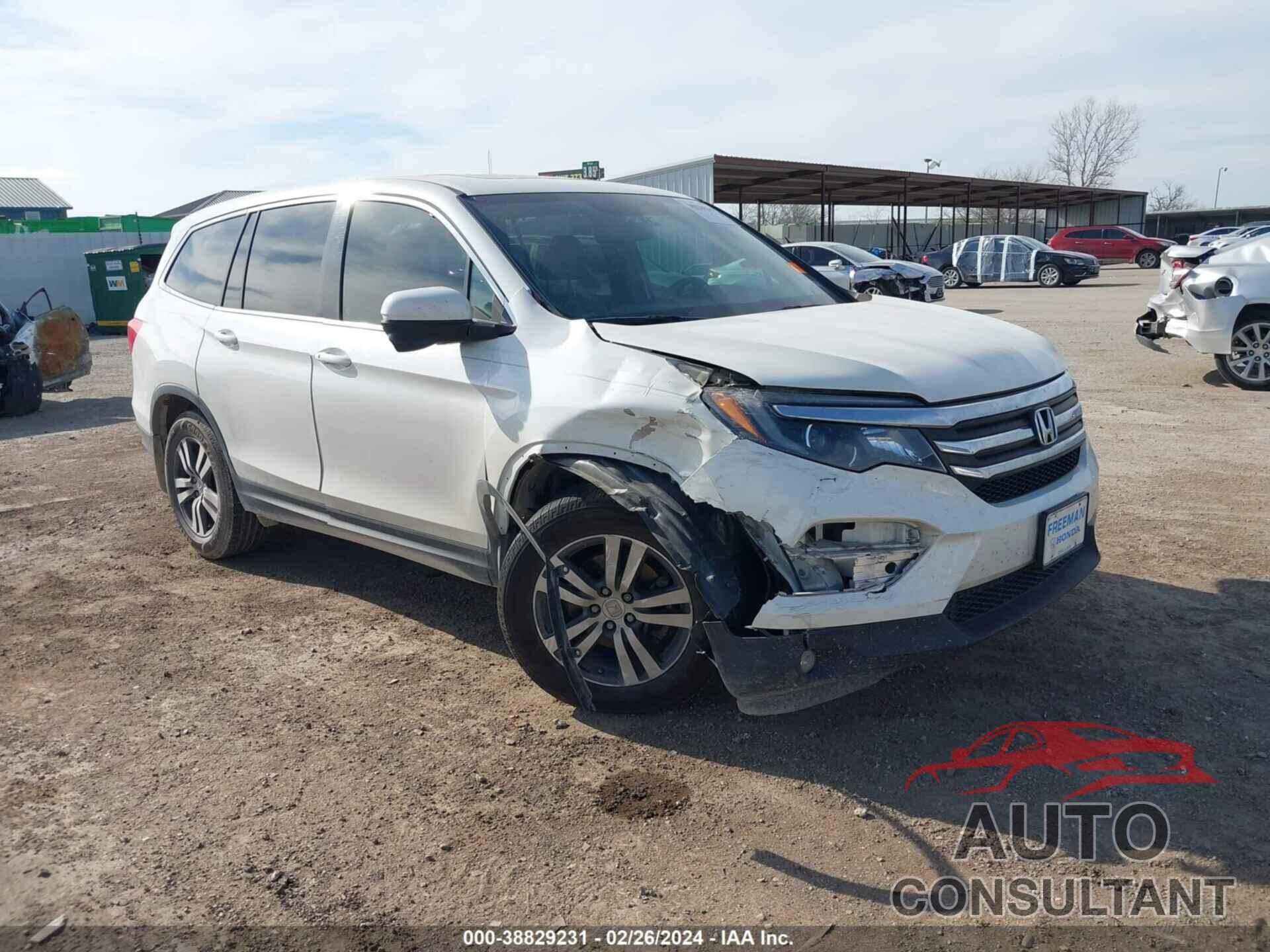 HONDA PILOT 2016 - 5FNYF5H88GB022042