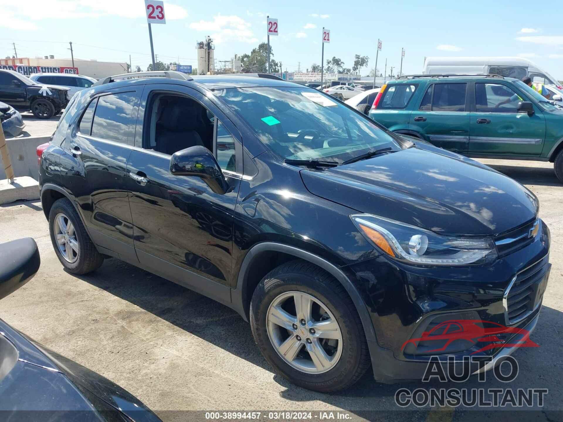 CHEVROLET TRAX 2019 - KL7CJLSB2KB856219