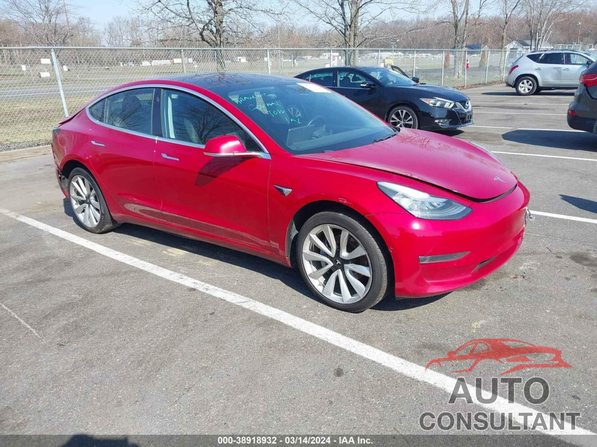 TESLA MODEL 3 2018 - 5YJ3E1EB9JF087978