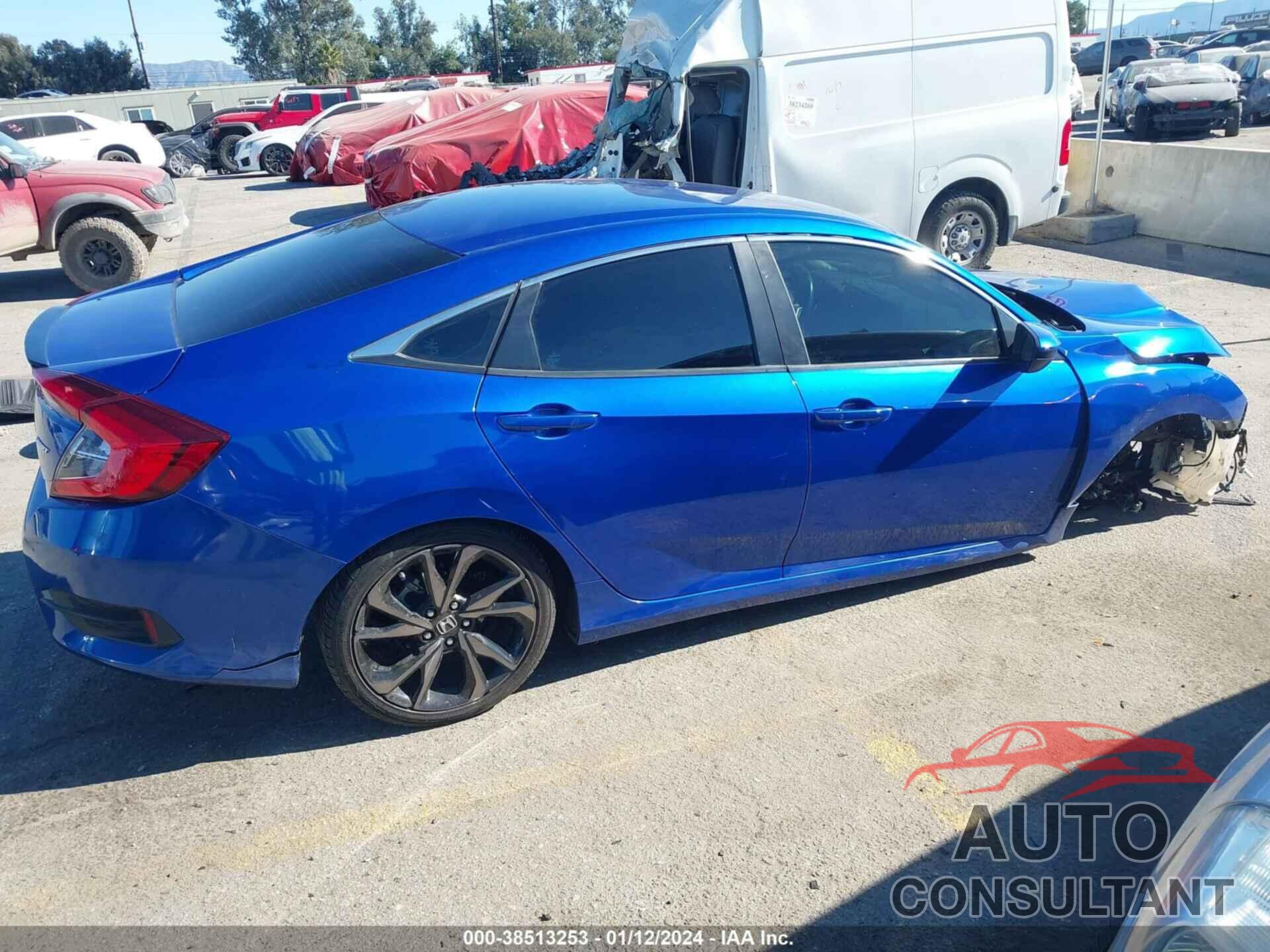 HONDA CIVIC 2019 - 19XFC2F86KE206654