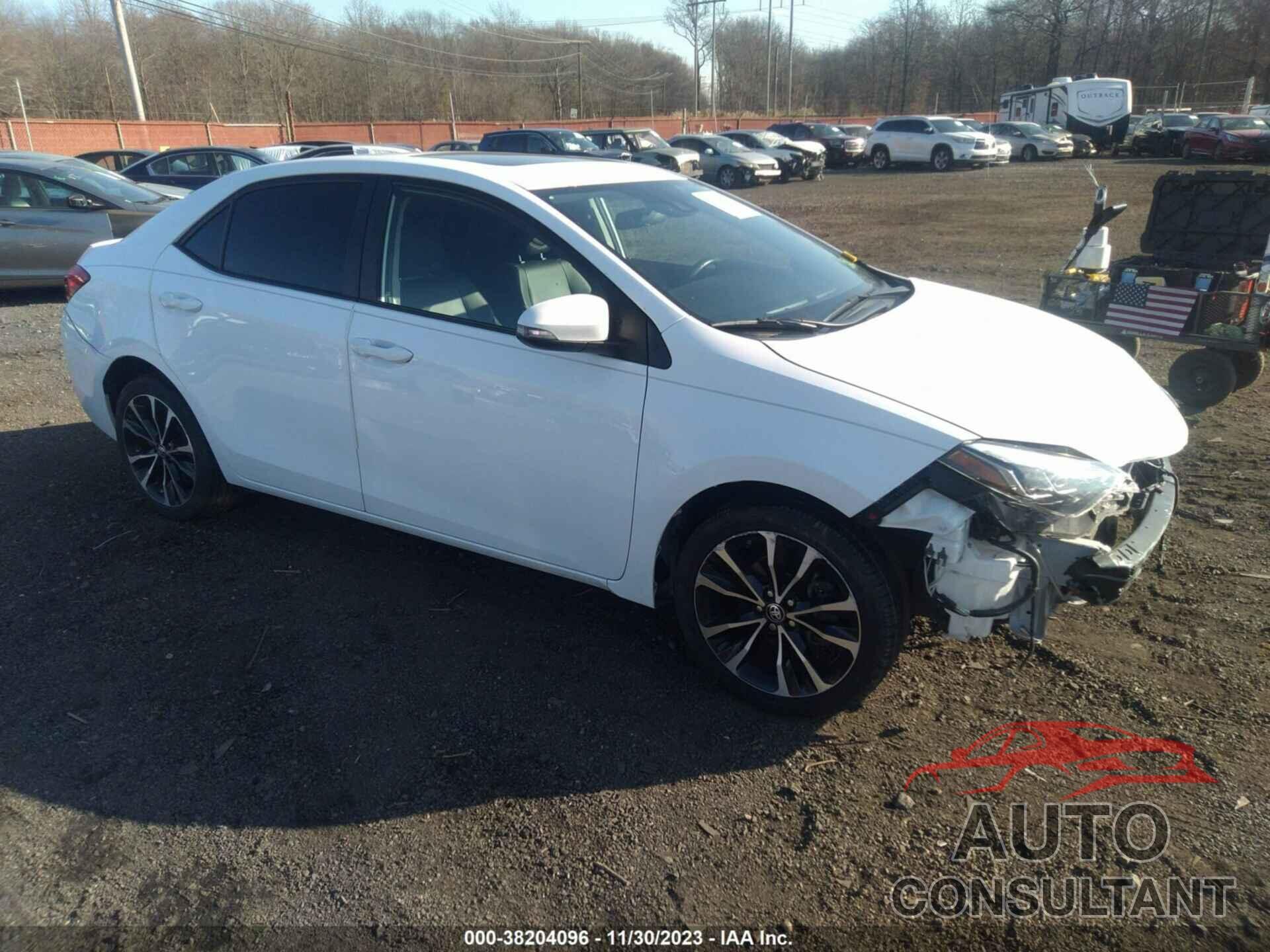 TOYOTA COROLLA 2018 - 2T1BURHEXJC068735