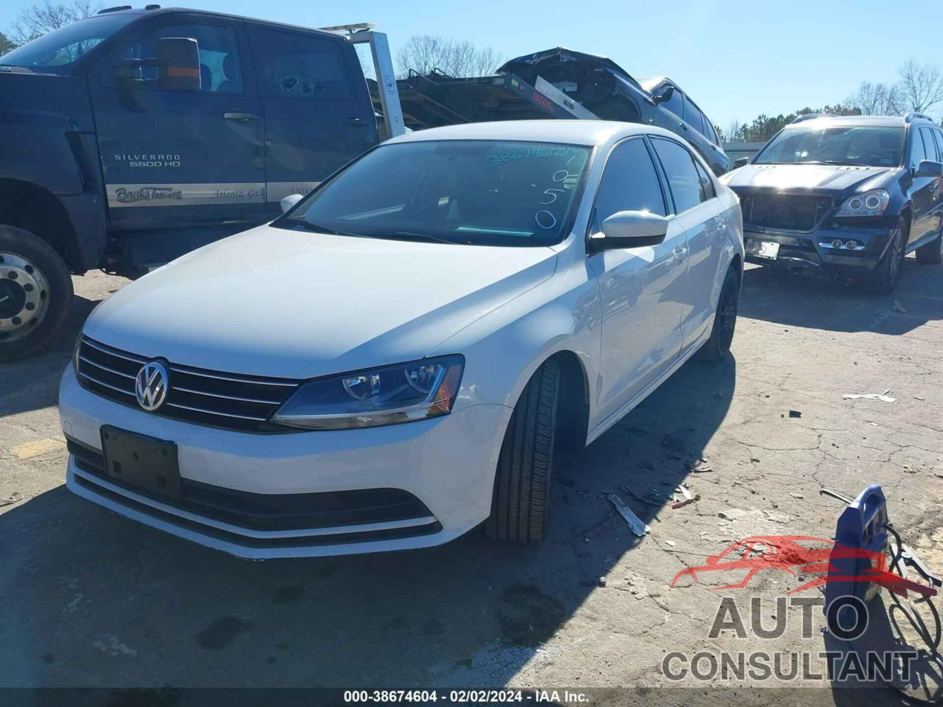 VOLKSWAGEN JETTA 2017 - 3VW2B7AJ6HM251050