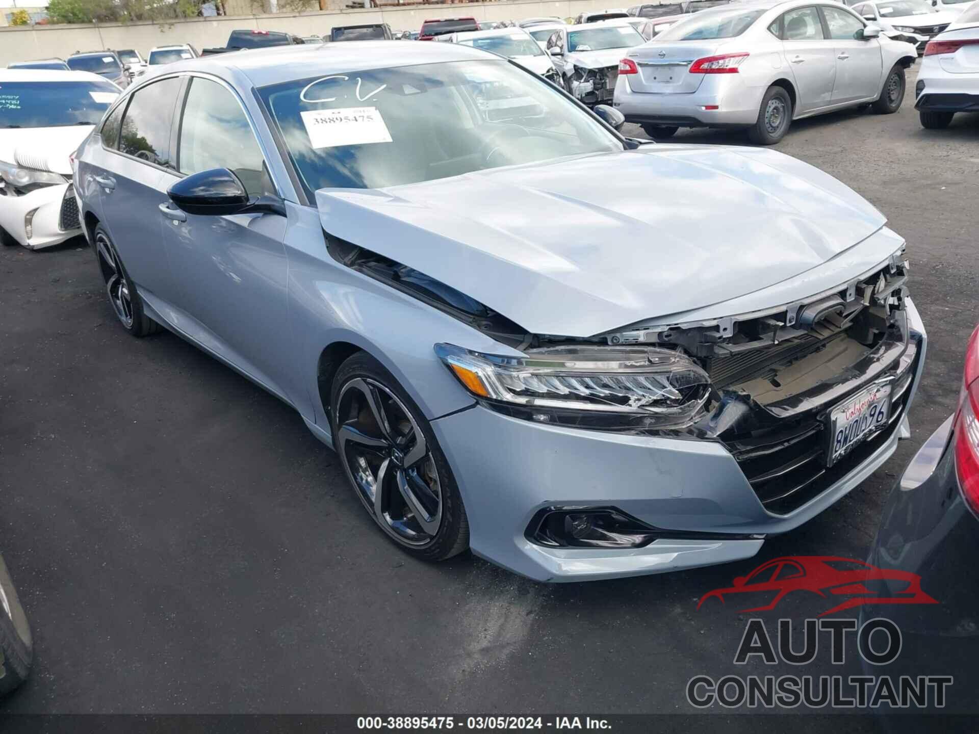 HONDA ACCORD 2021 - 1HGCV1F49MA070144