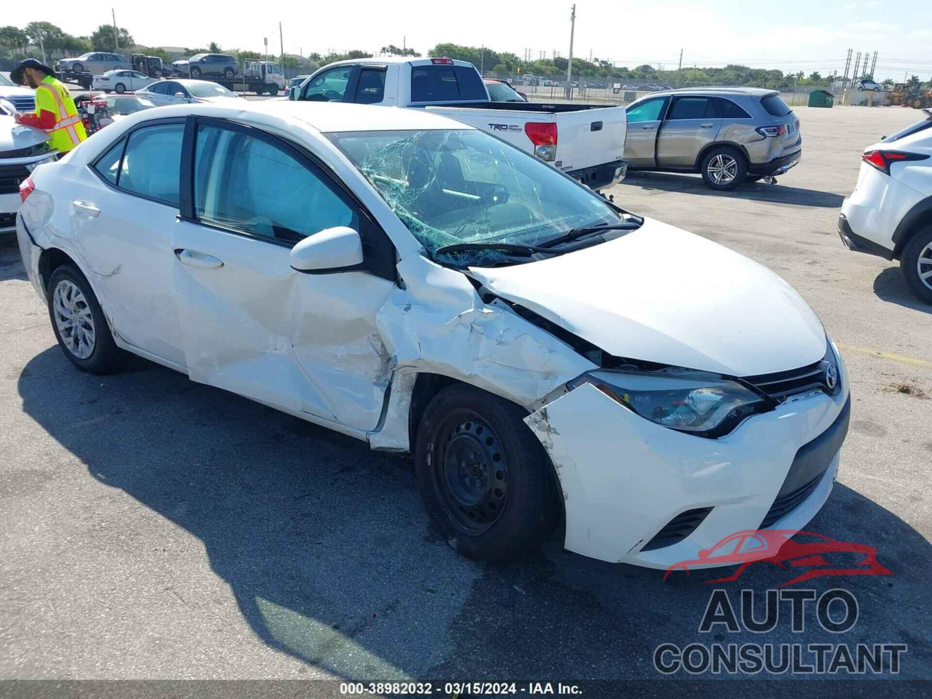 TOYOTA COROLLA 2016 - 2T1BURHE4GC513138