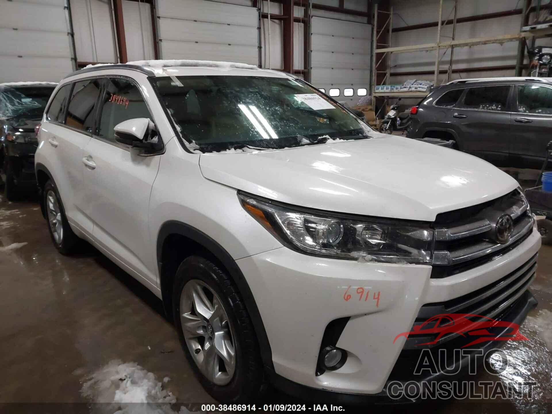 TOYOTA HIGHLANDER 2017 - 5TDDZRFH4HS368912