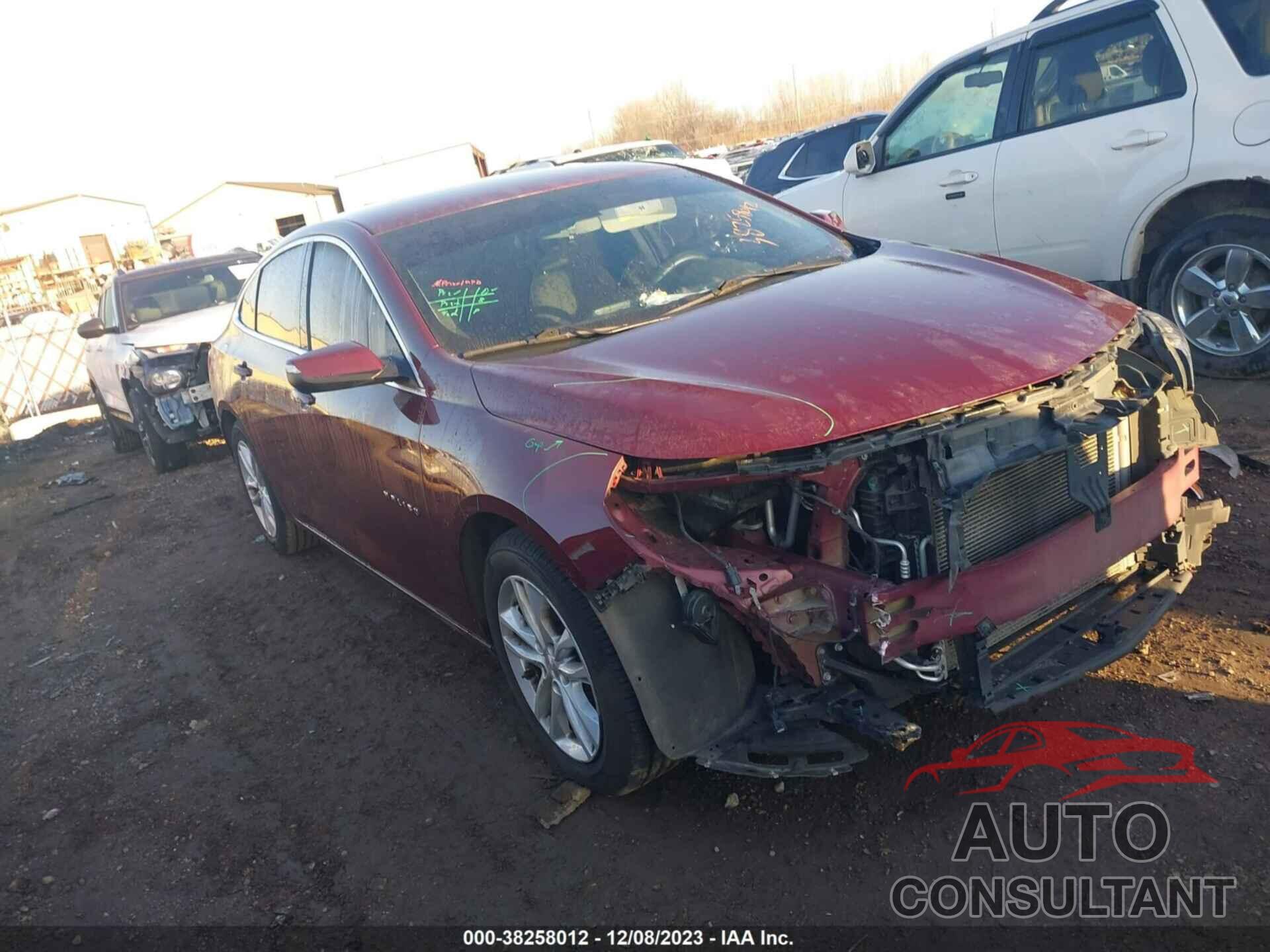 CHEVROLET MALIBU 2016 - 1G1ZE5ST2GF216364