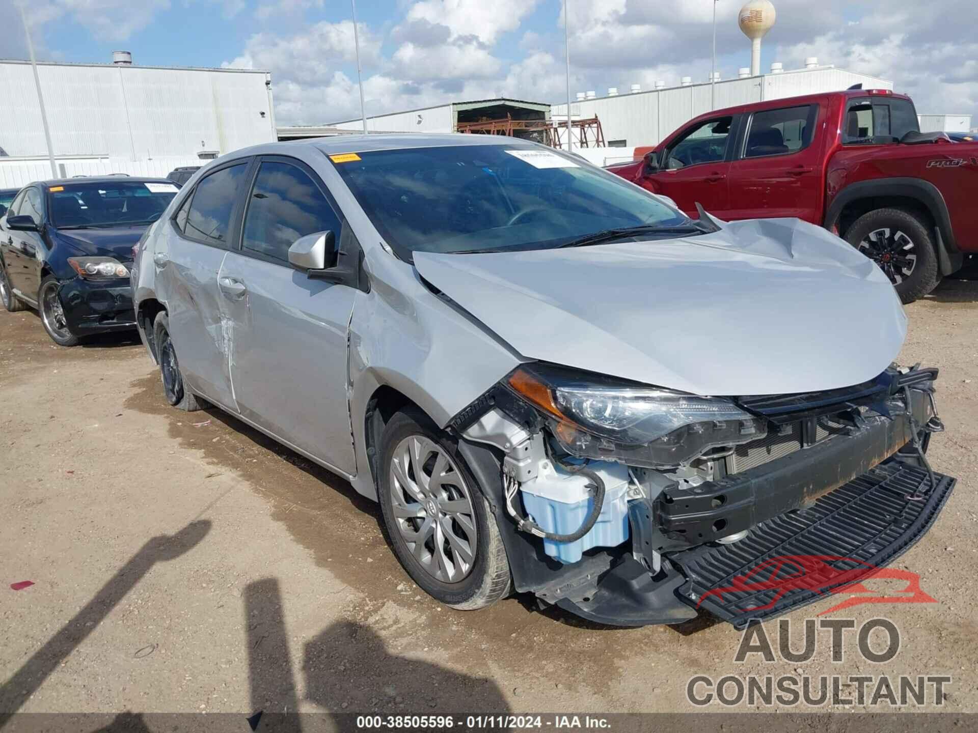 TOYOTA COROLLA 2018 - 2T1BURHE7JC110584