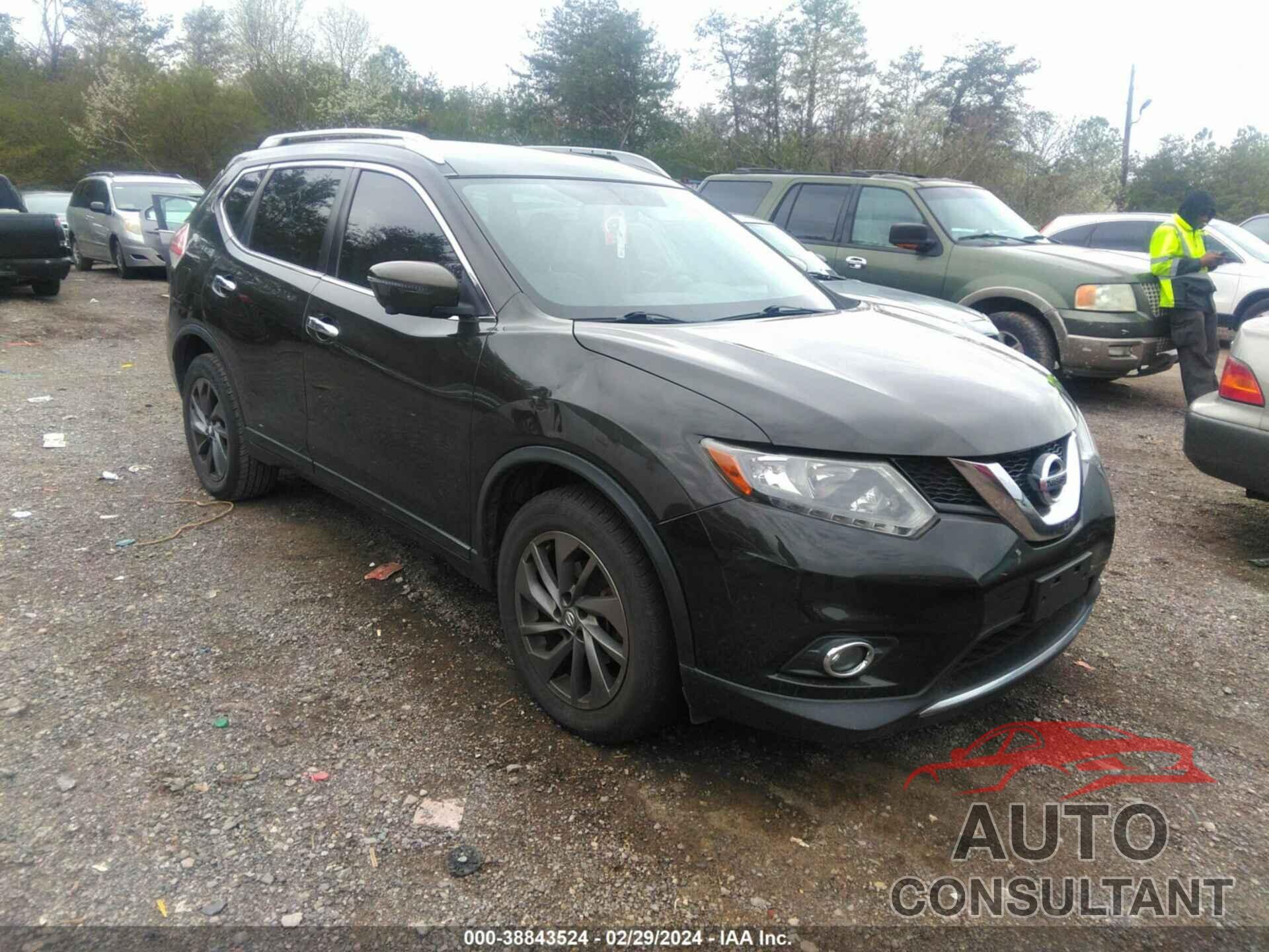 NISSAN ROGUE 2016 - KNMAT2MTXGP737056