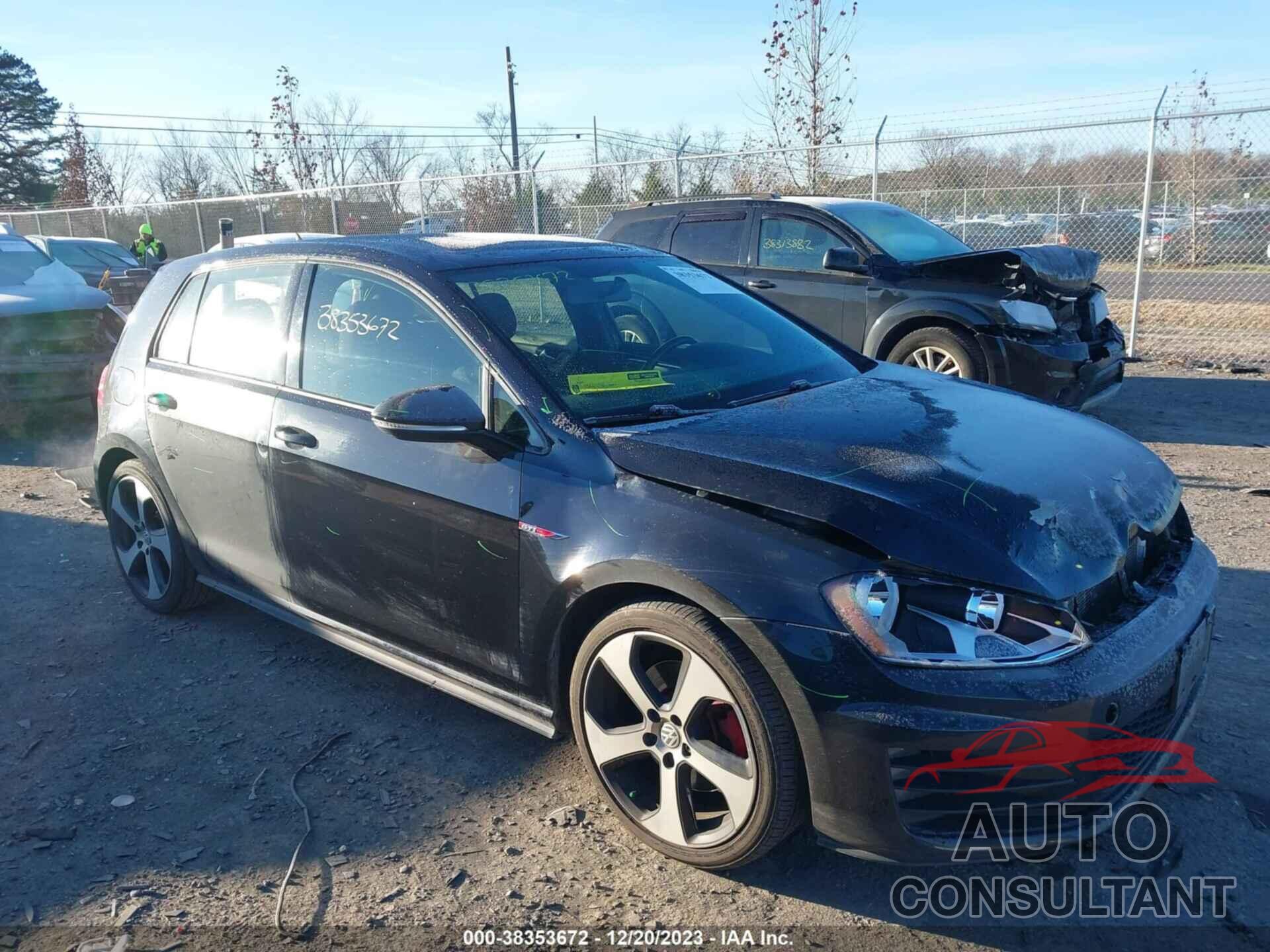 VOLKSWAGEN GOLF GTI 2016 - 3VW4T7AU9GM039077