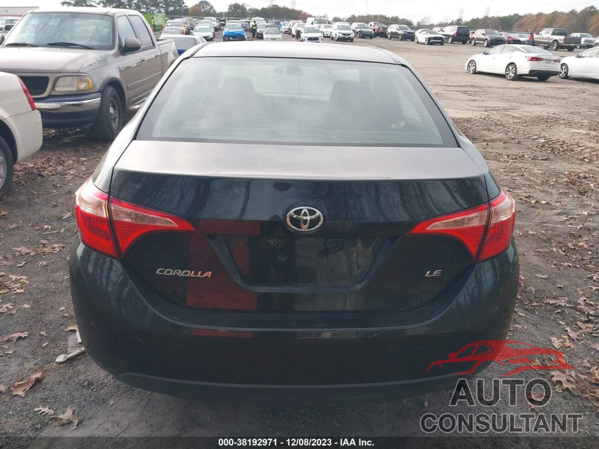 TOYOTA COROLLA 2019 - 2T1BURHEXKC177228