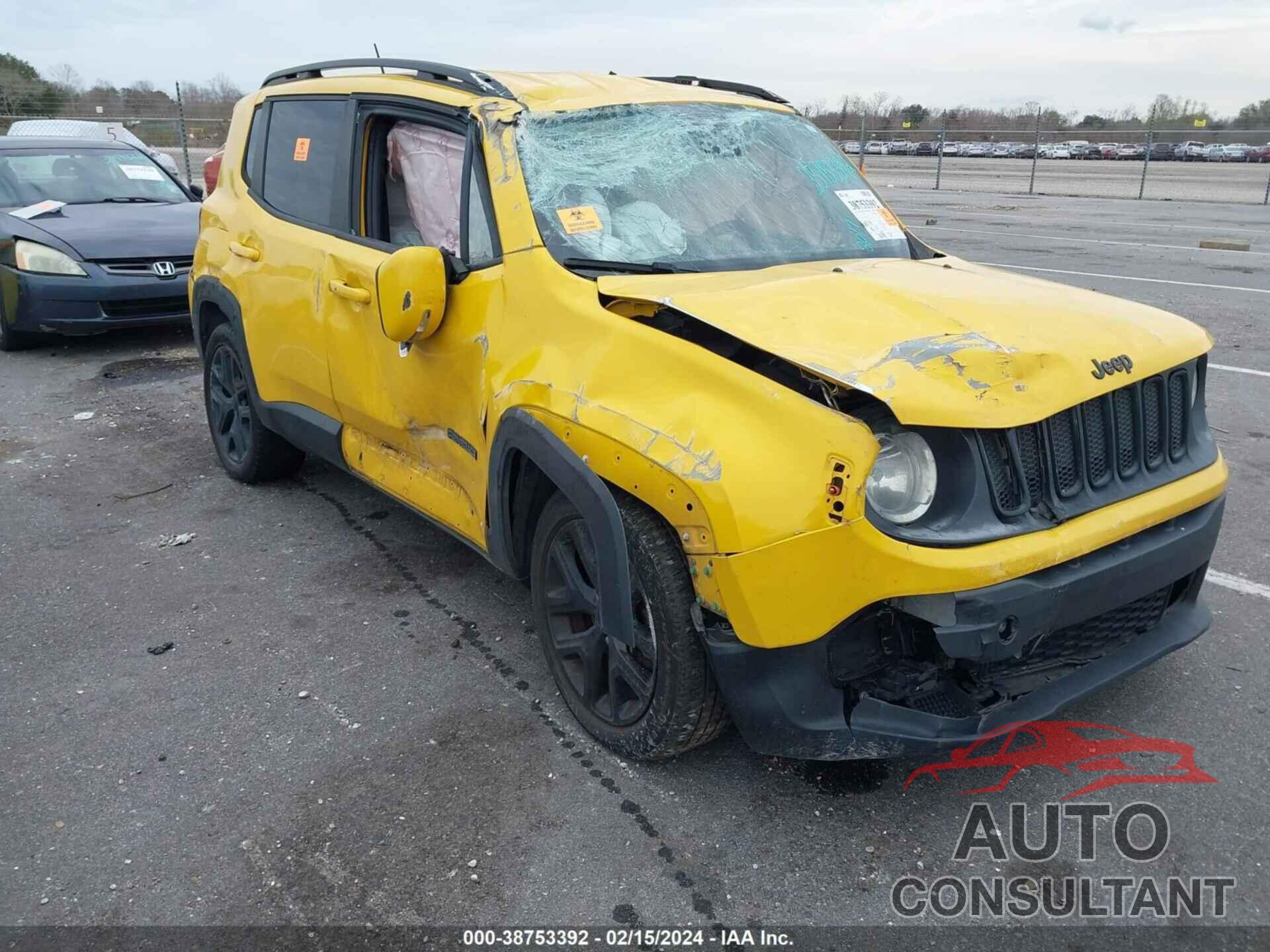 JEEP RENEGADE 2017 - ZACCJABB7HPG53512