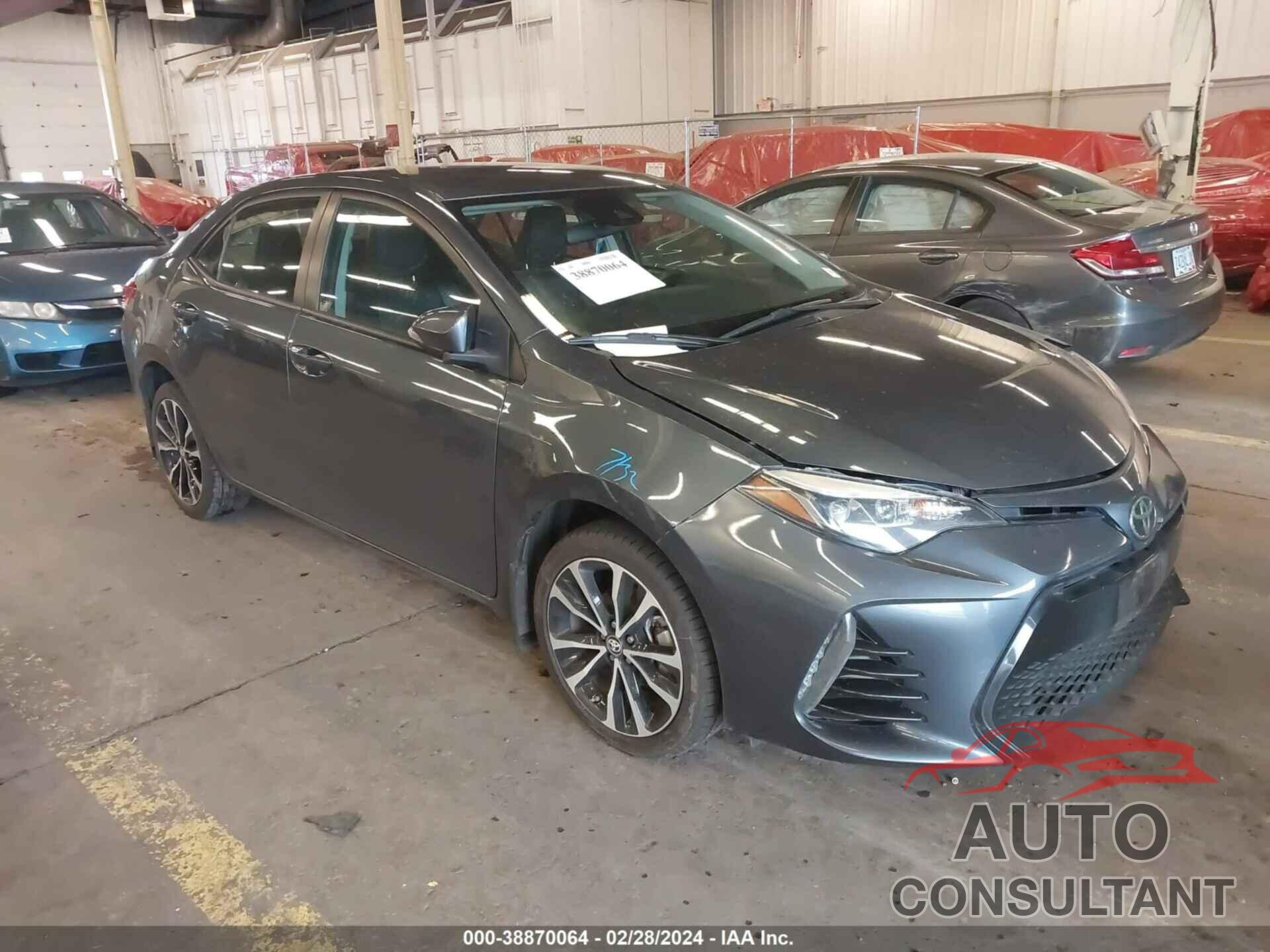 TOYOTA COROLLA 2017 - 2T1BURHE5HC945321