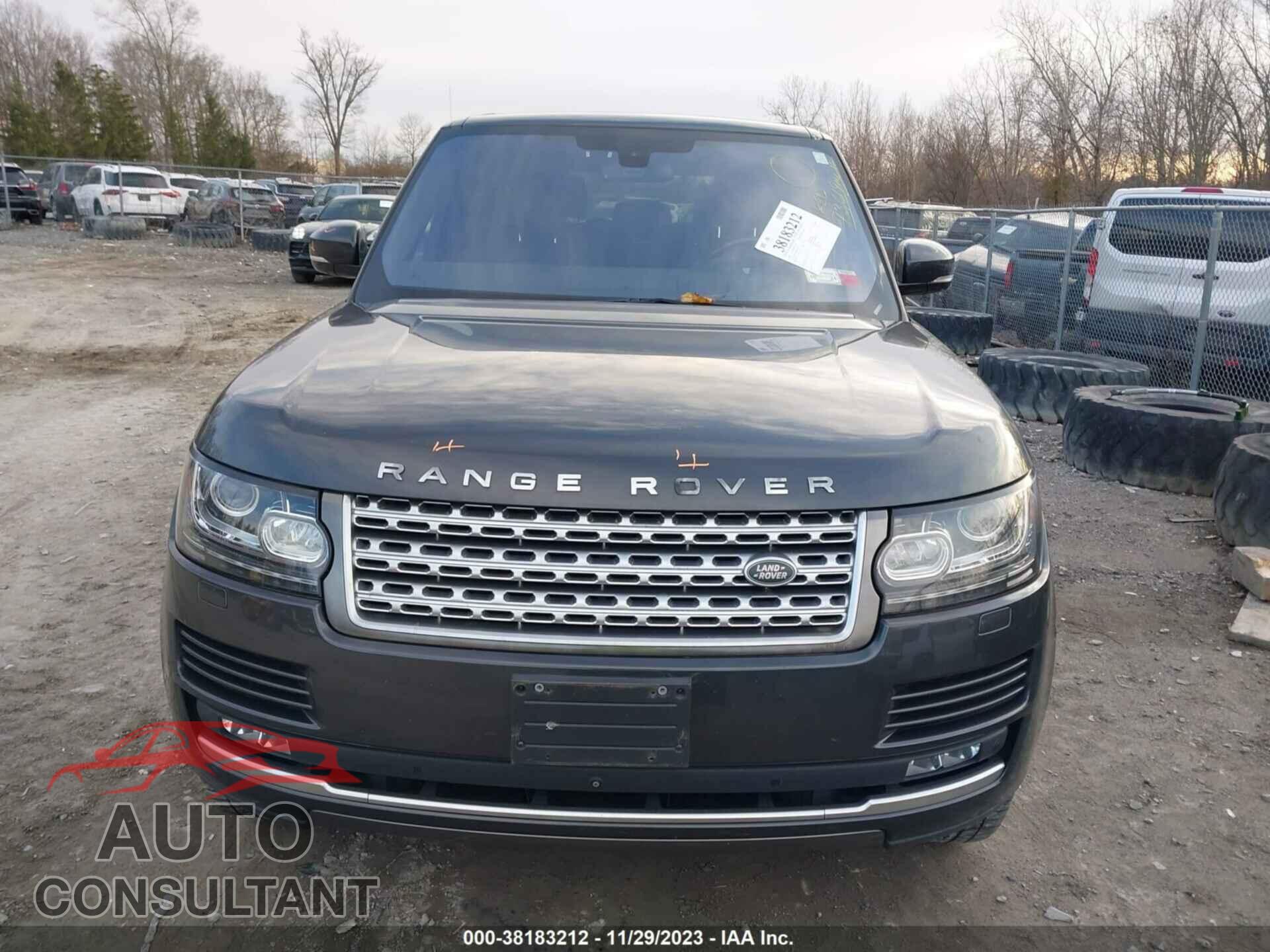 LAND ROVER RANGE ROVER 2016 - SALGS2PF4GA290139