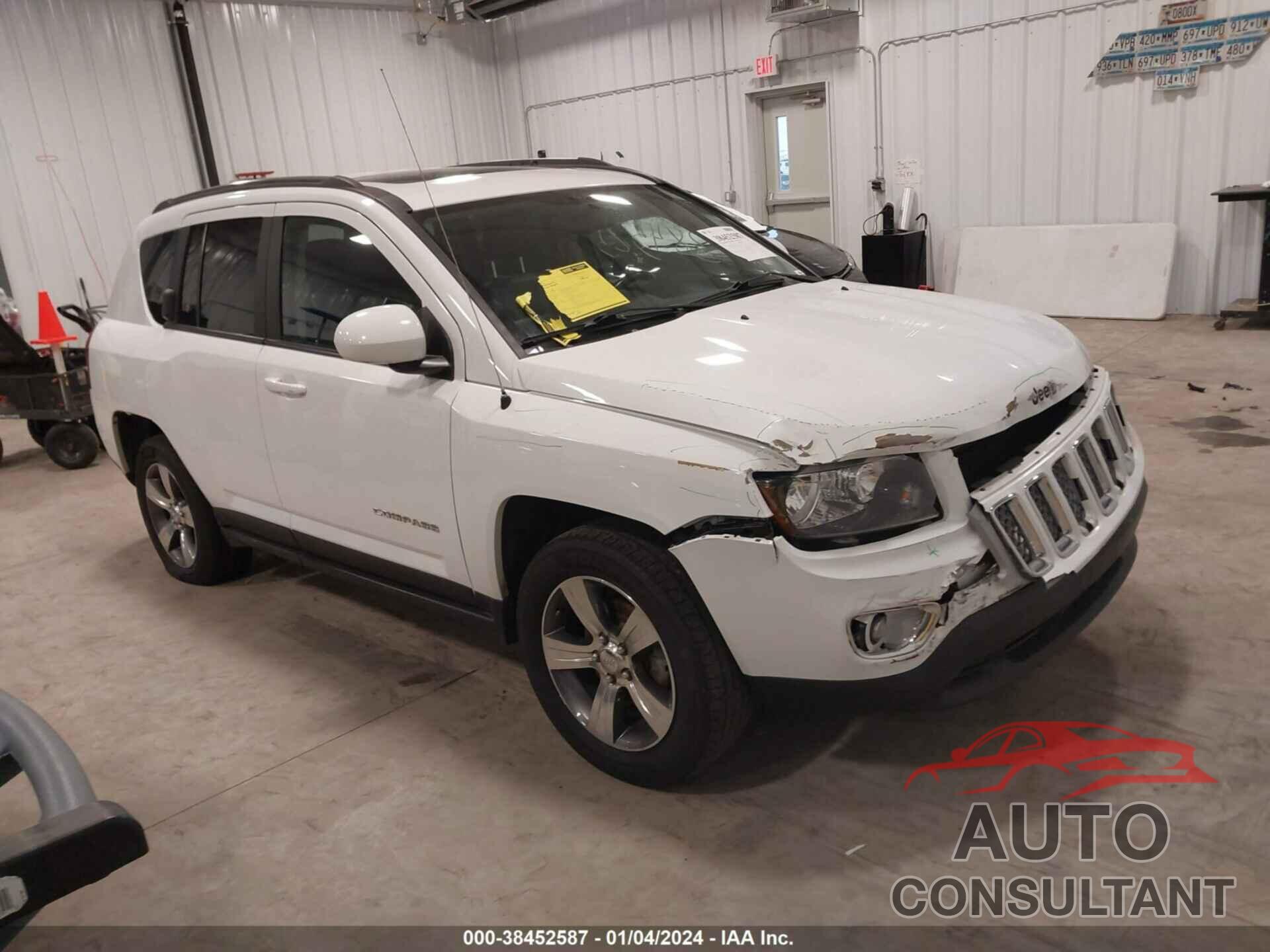 JEEP COMPASS 2017 - 1C4NJDEBXHD177843